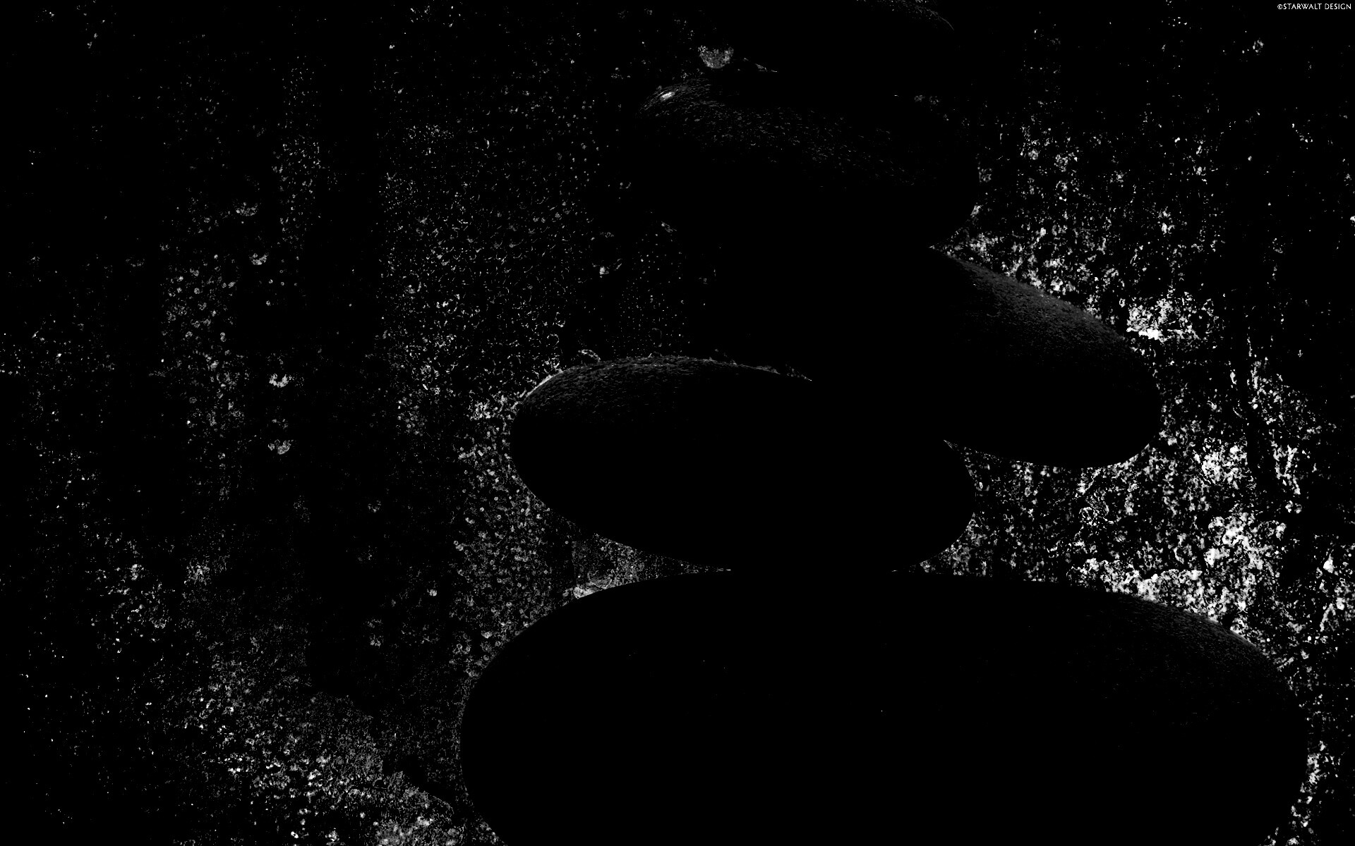 Башня из камней под водой обои