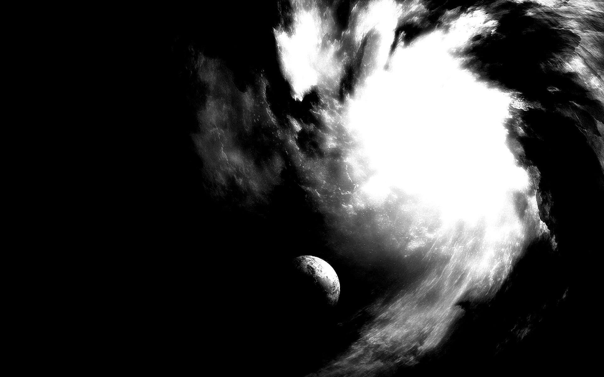 Космический вихрь обои