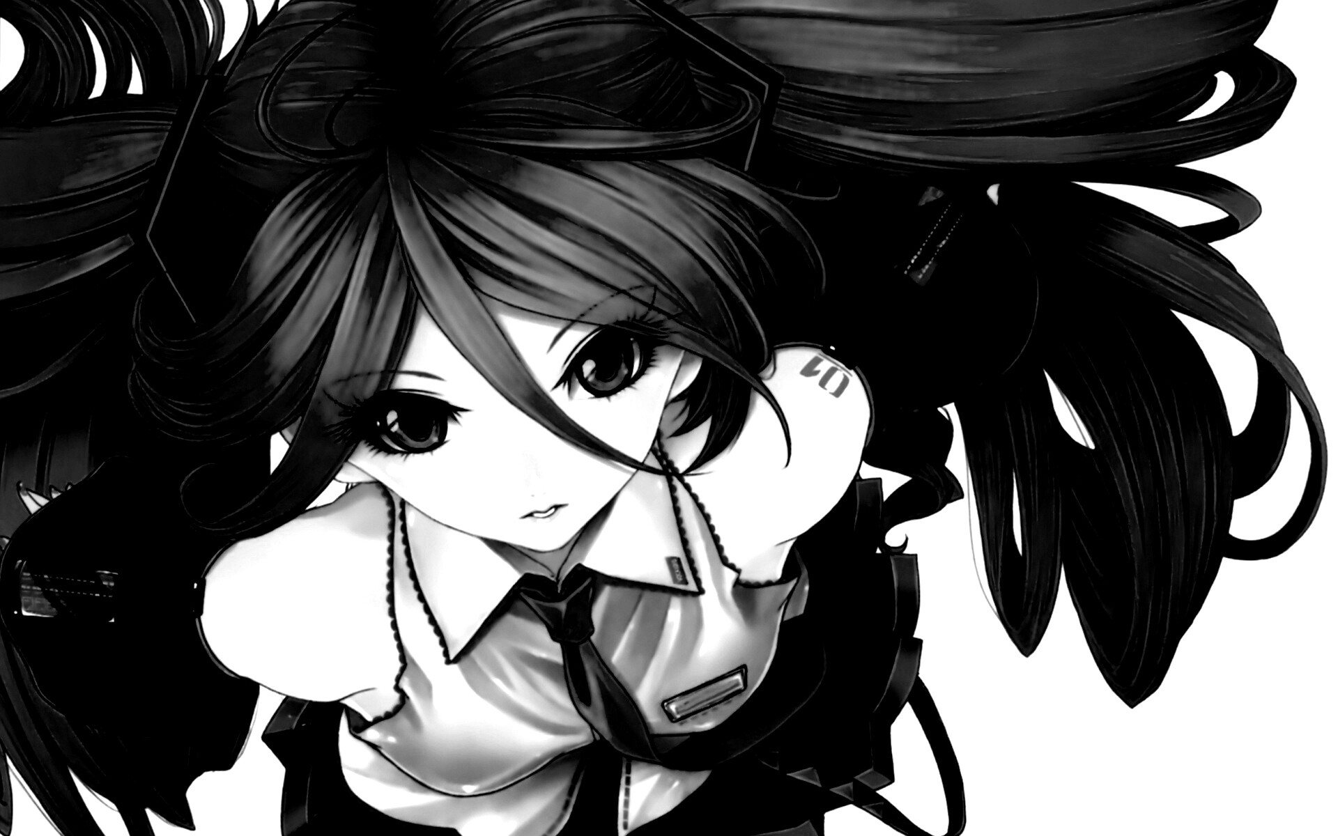 Синеволосая Хатсуне Мику обои