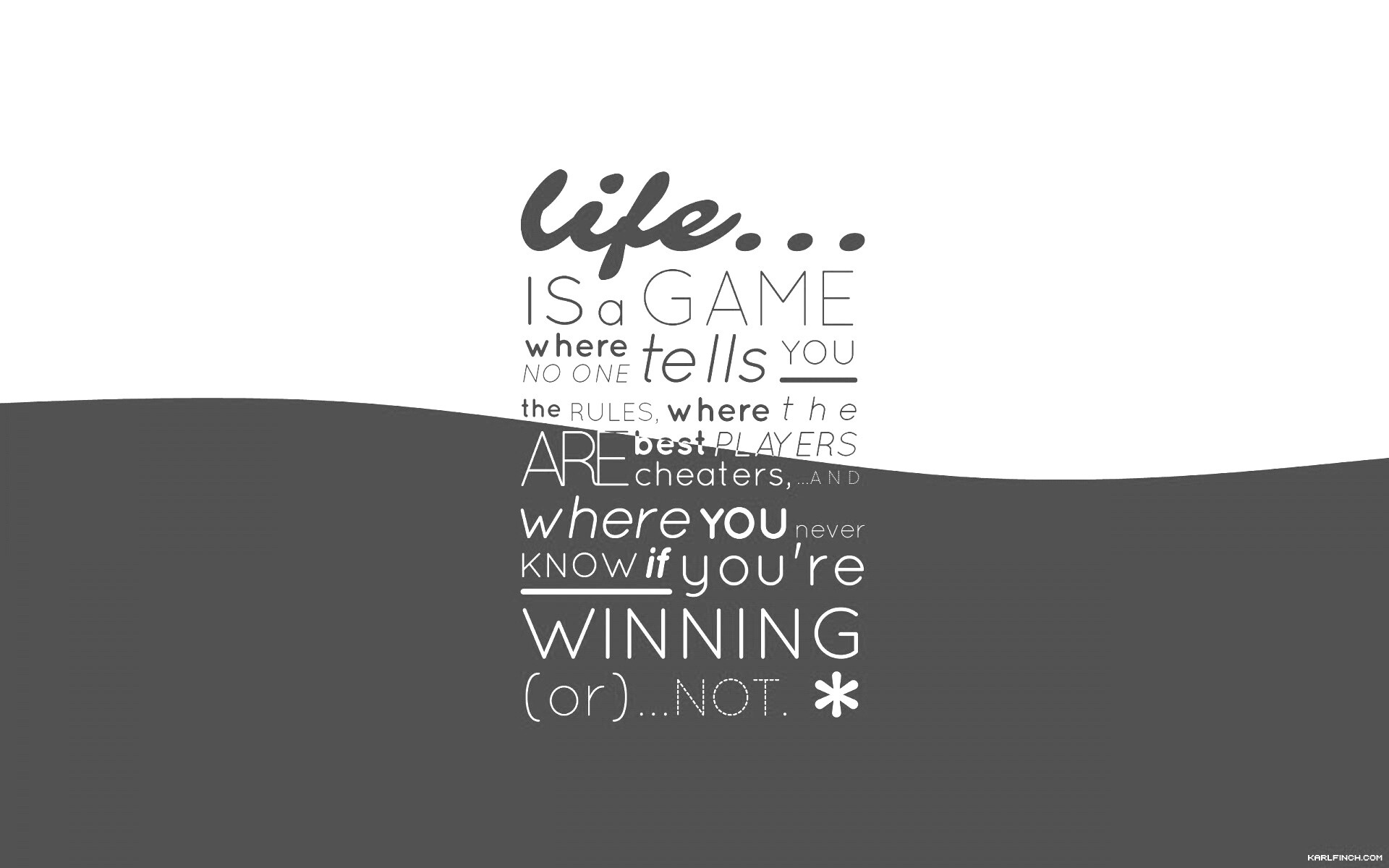 Жизнь - игра обои