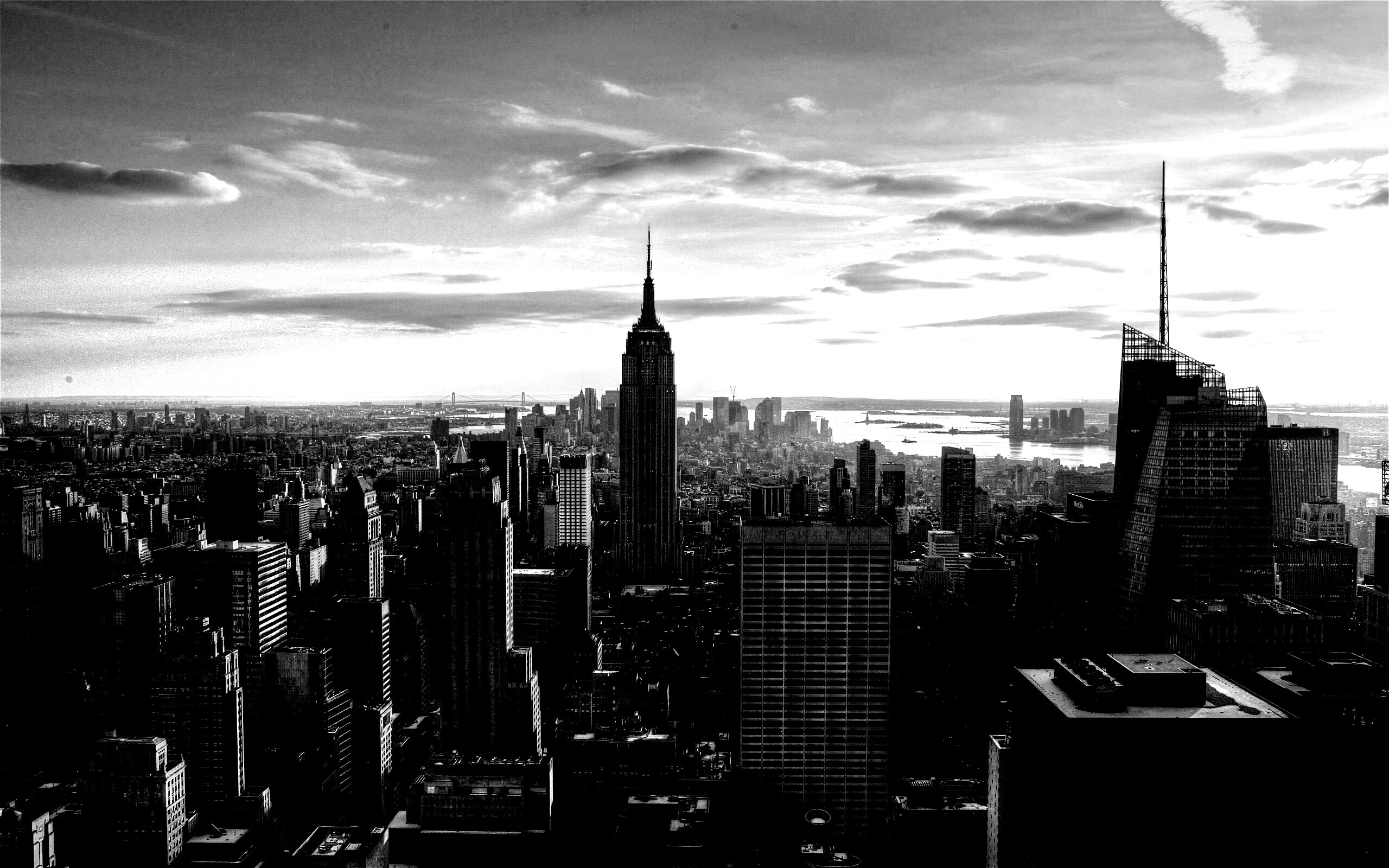 Большой город обои