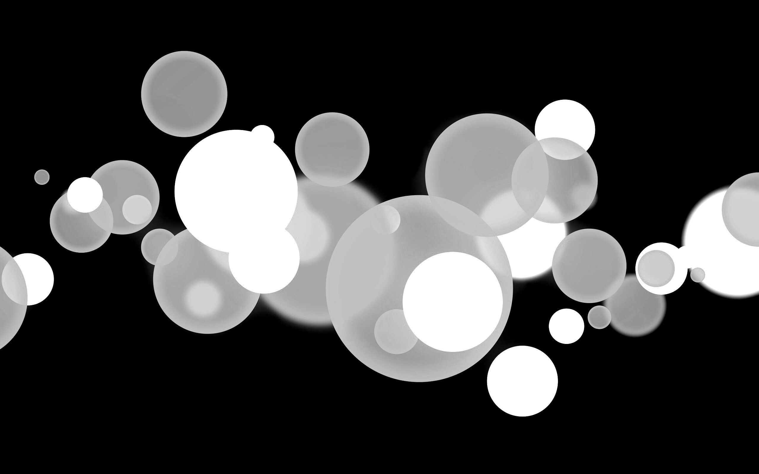 Голубые круги обои