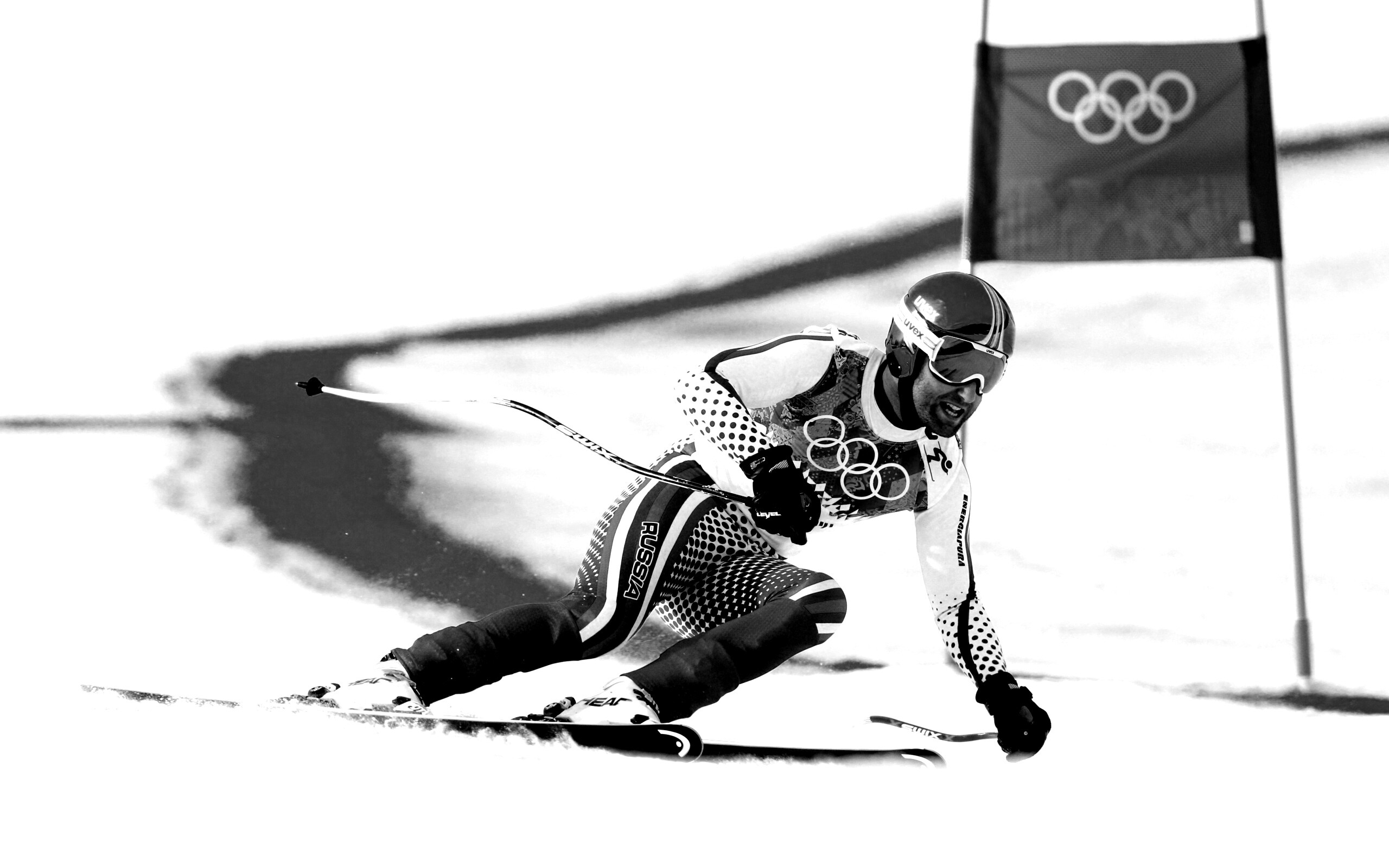 Лыжник на олимпиаде обои