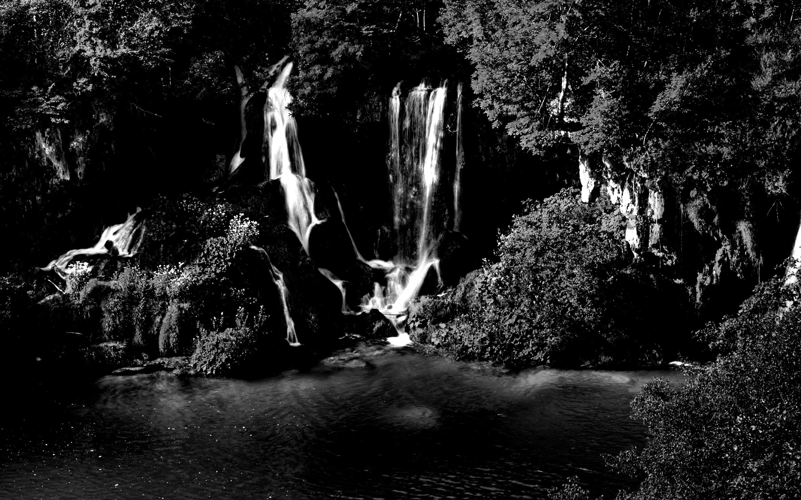 Водопад в дикой природе обои