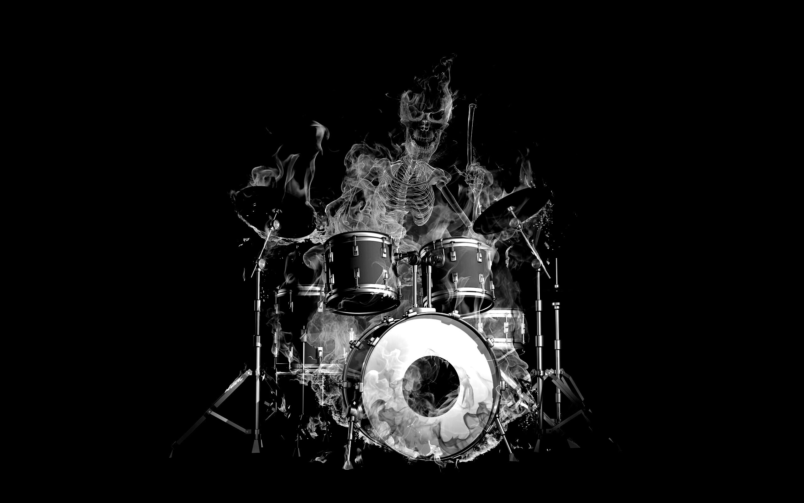 Огненный барабанщик обои