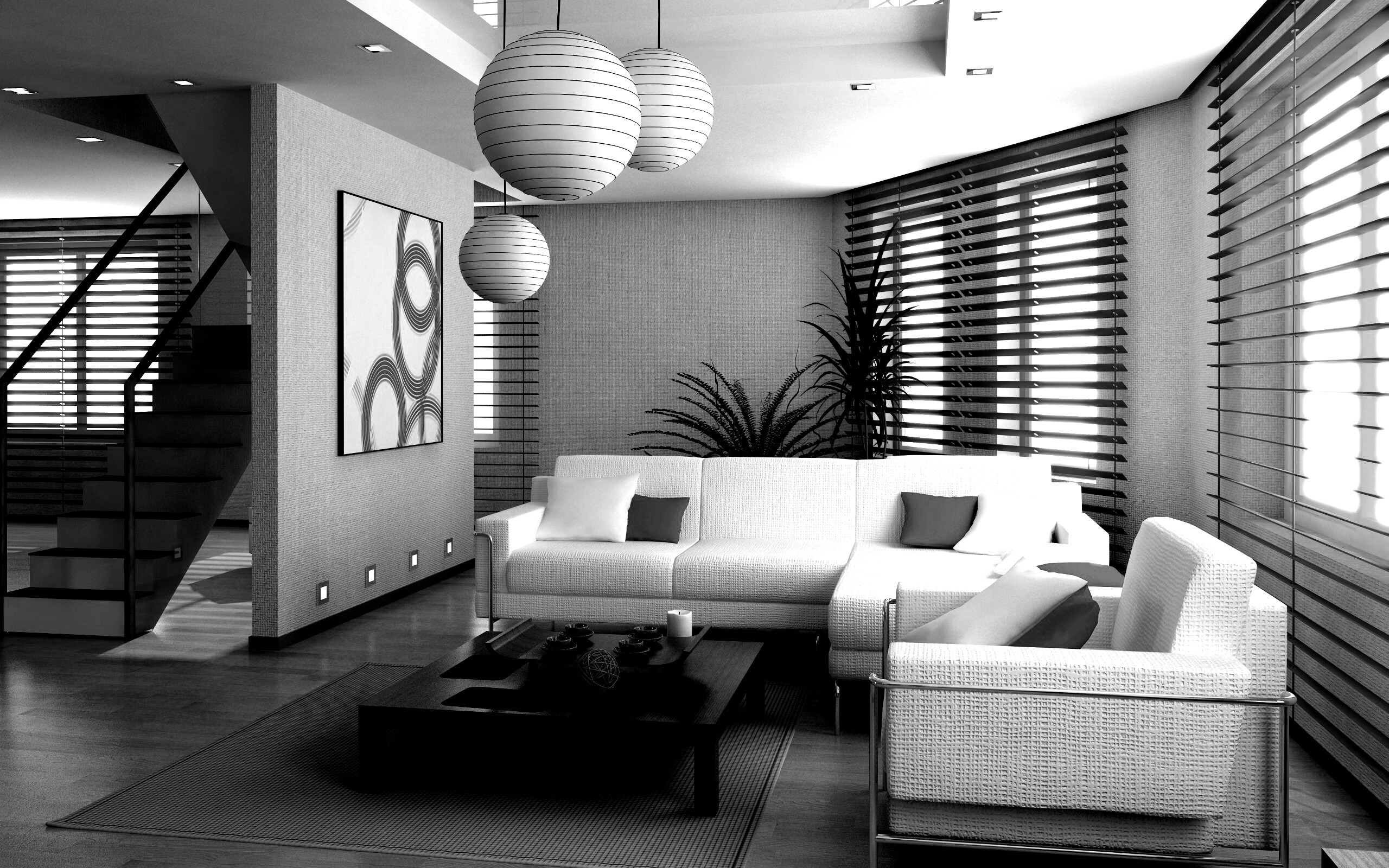 Китайская гостинная обои