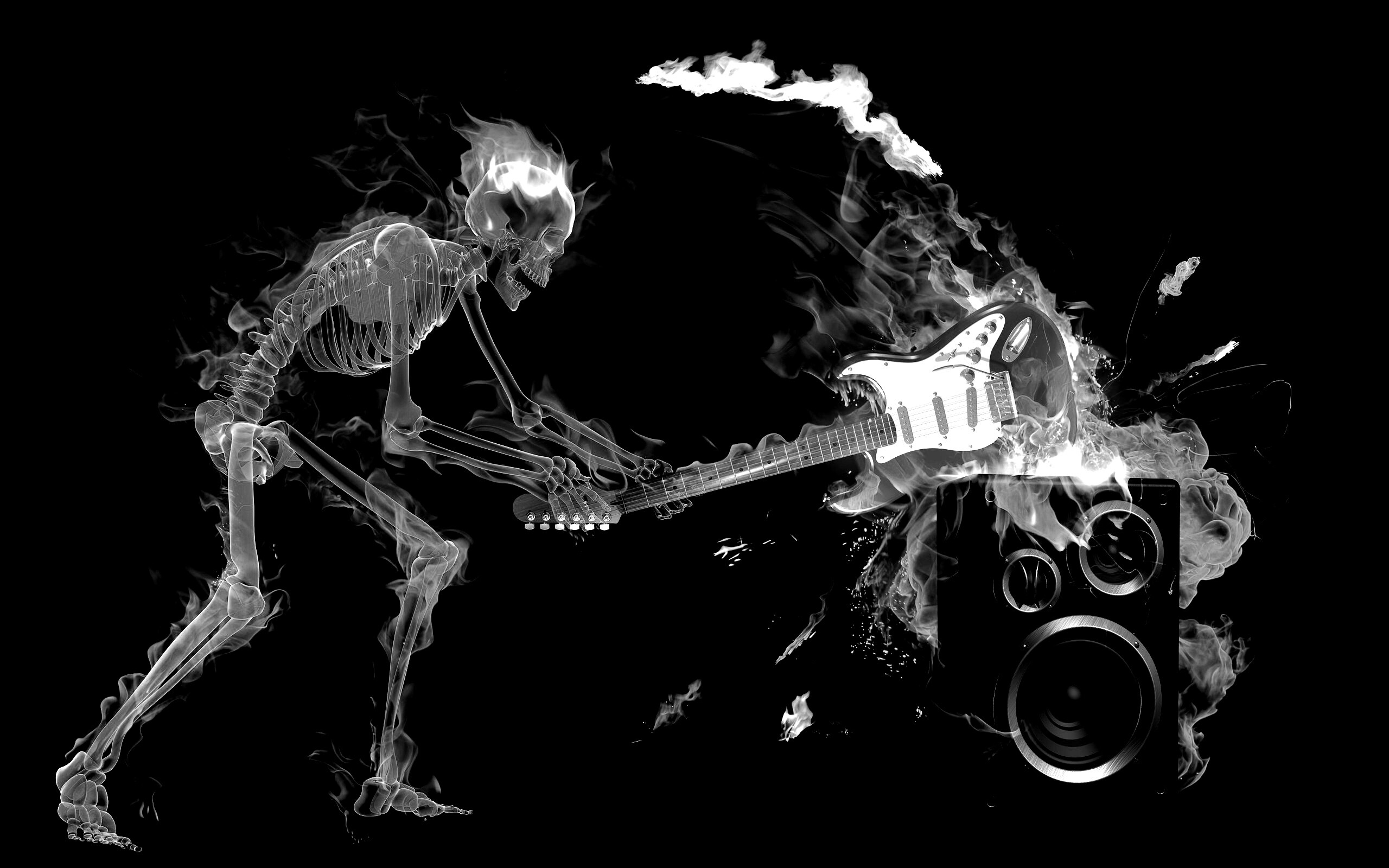 Музыка, пробирающая до костей обои