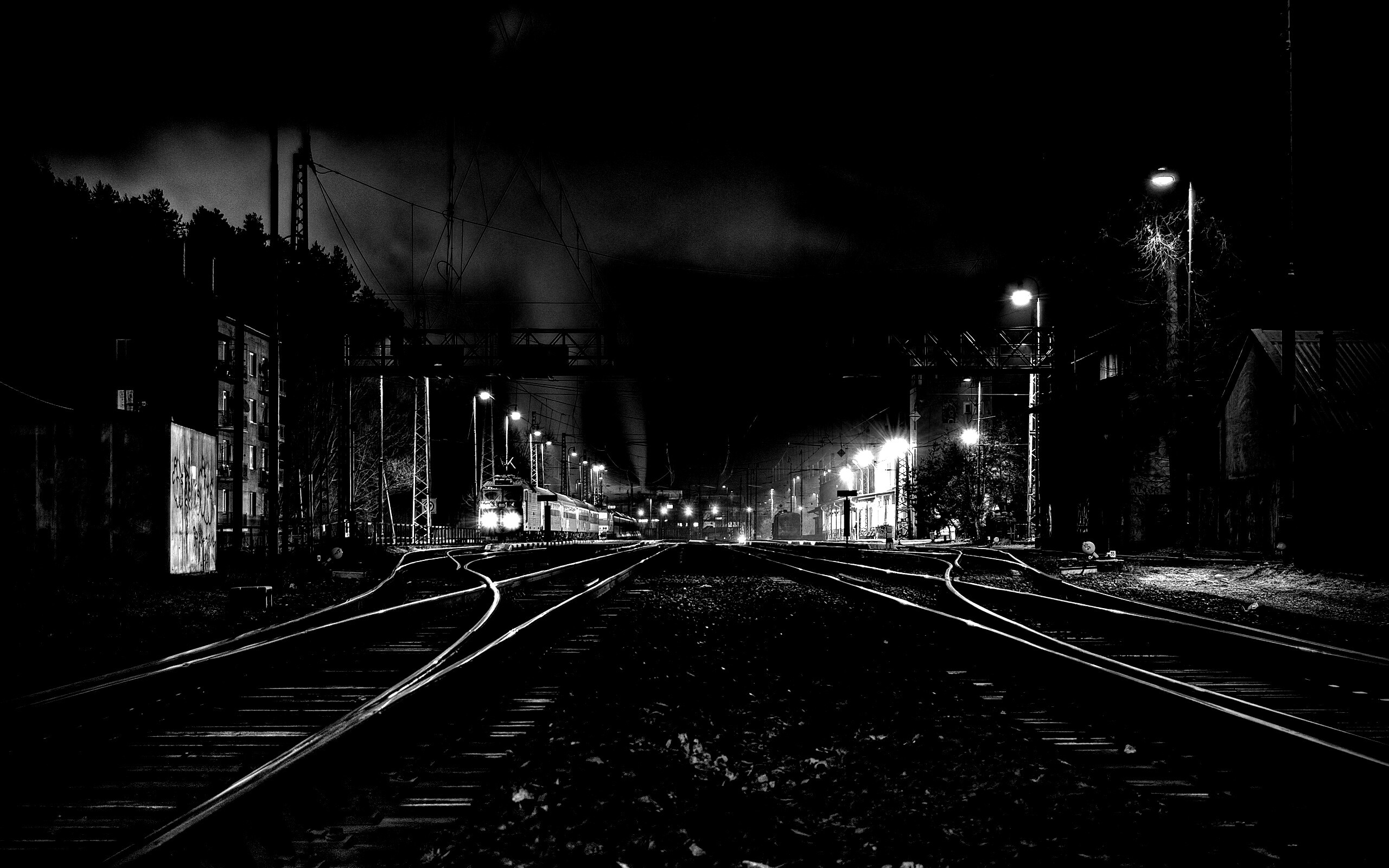 Железнодорожная станция обои