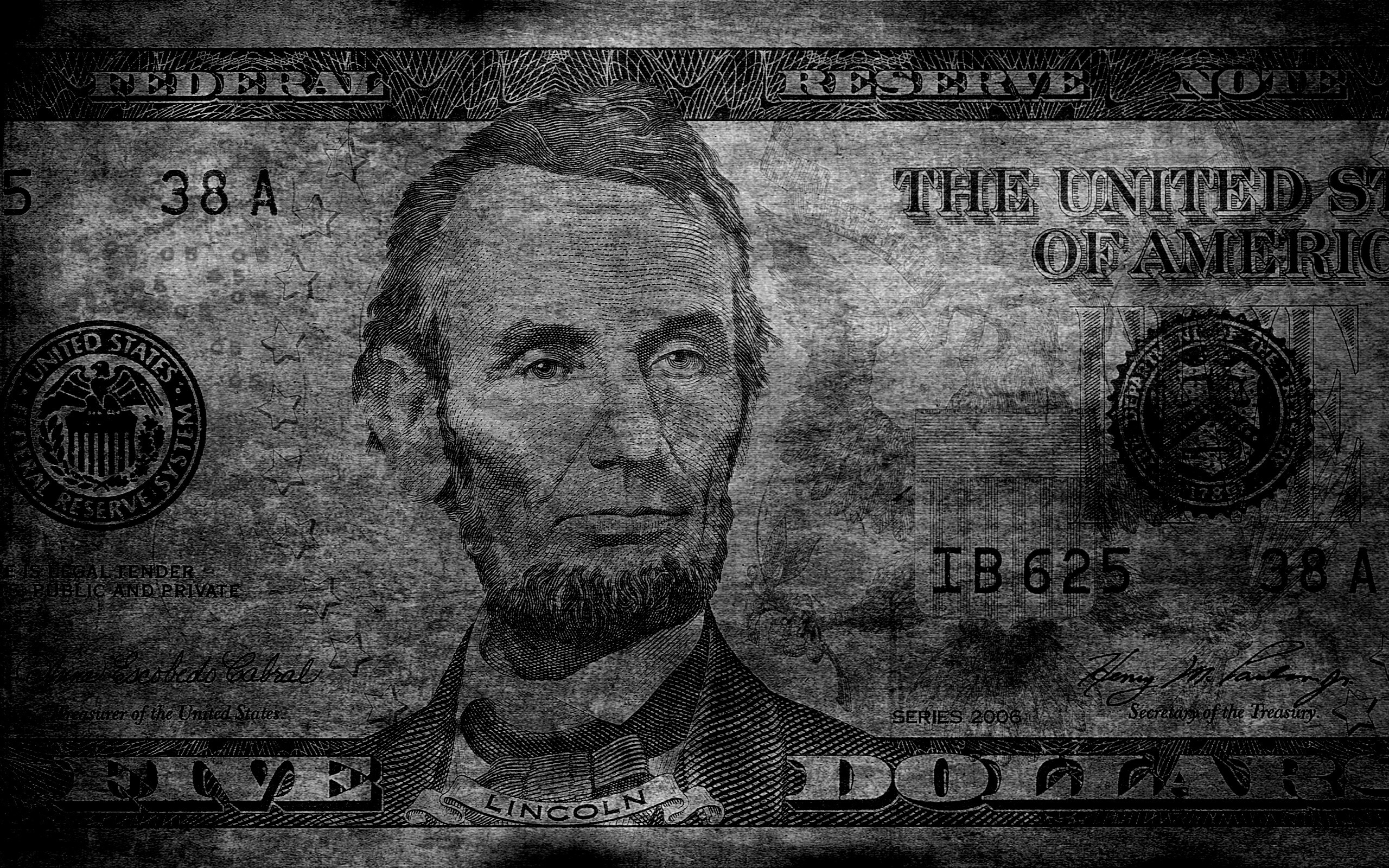 Гранжевые доллары обои