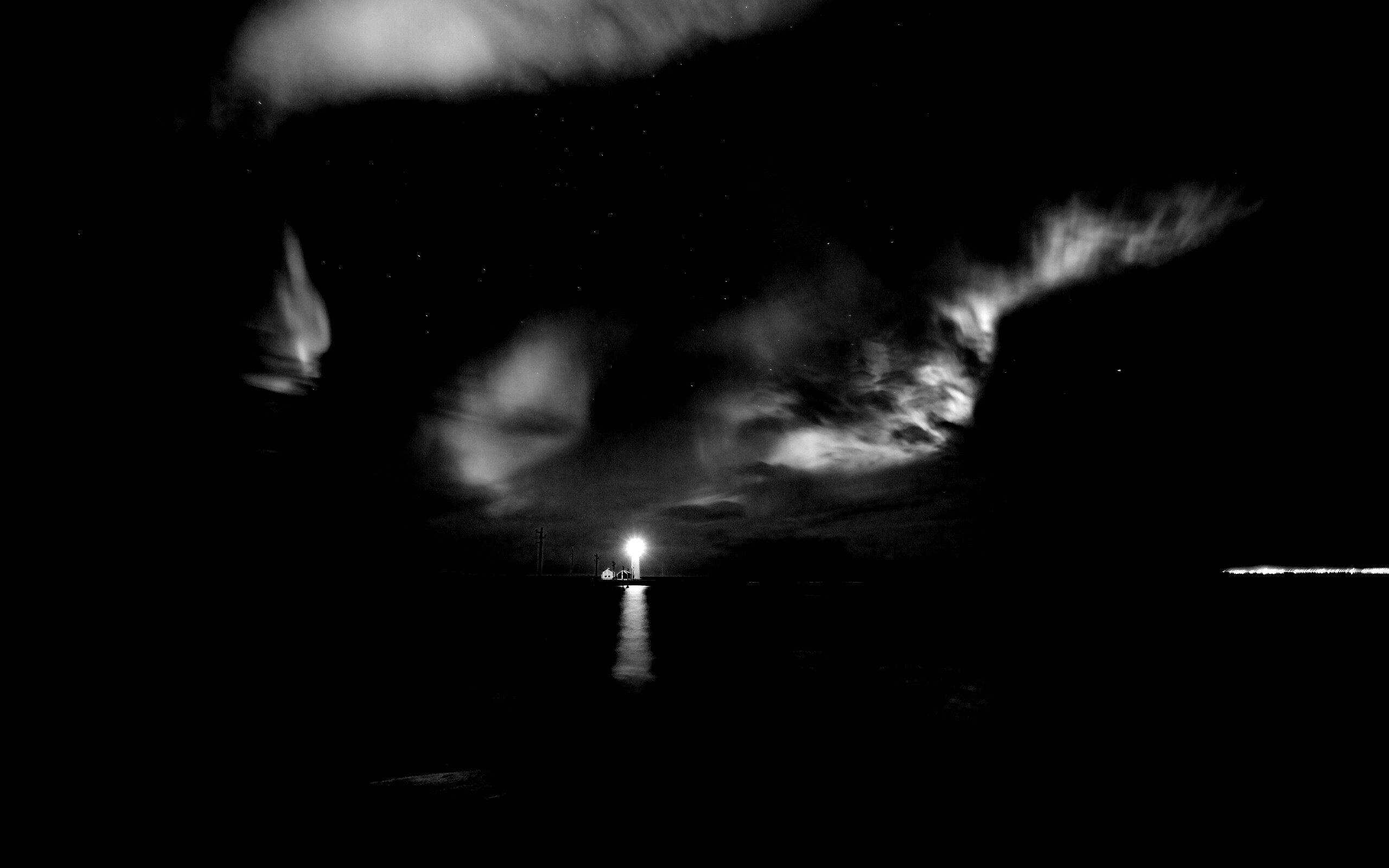 Ночь на севере обои