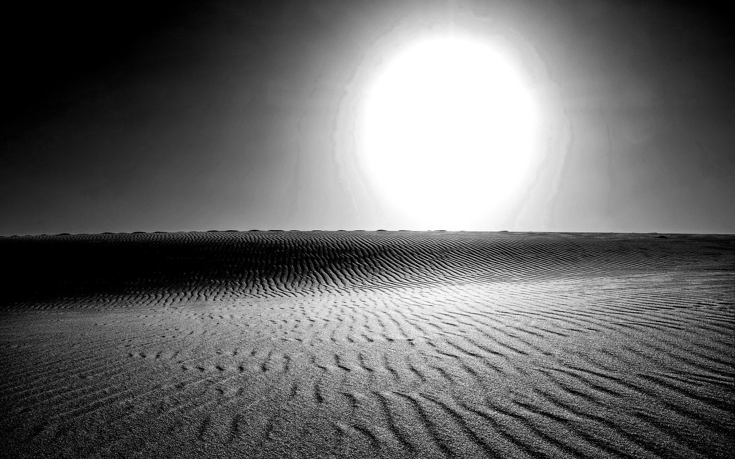 Пустыня до горизонта обои