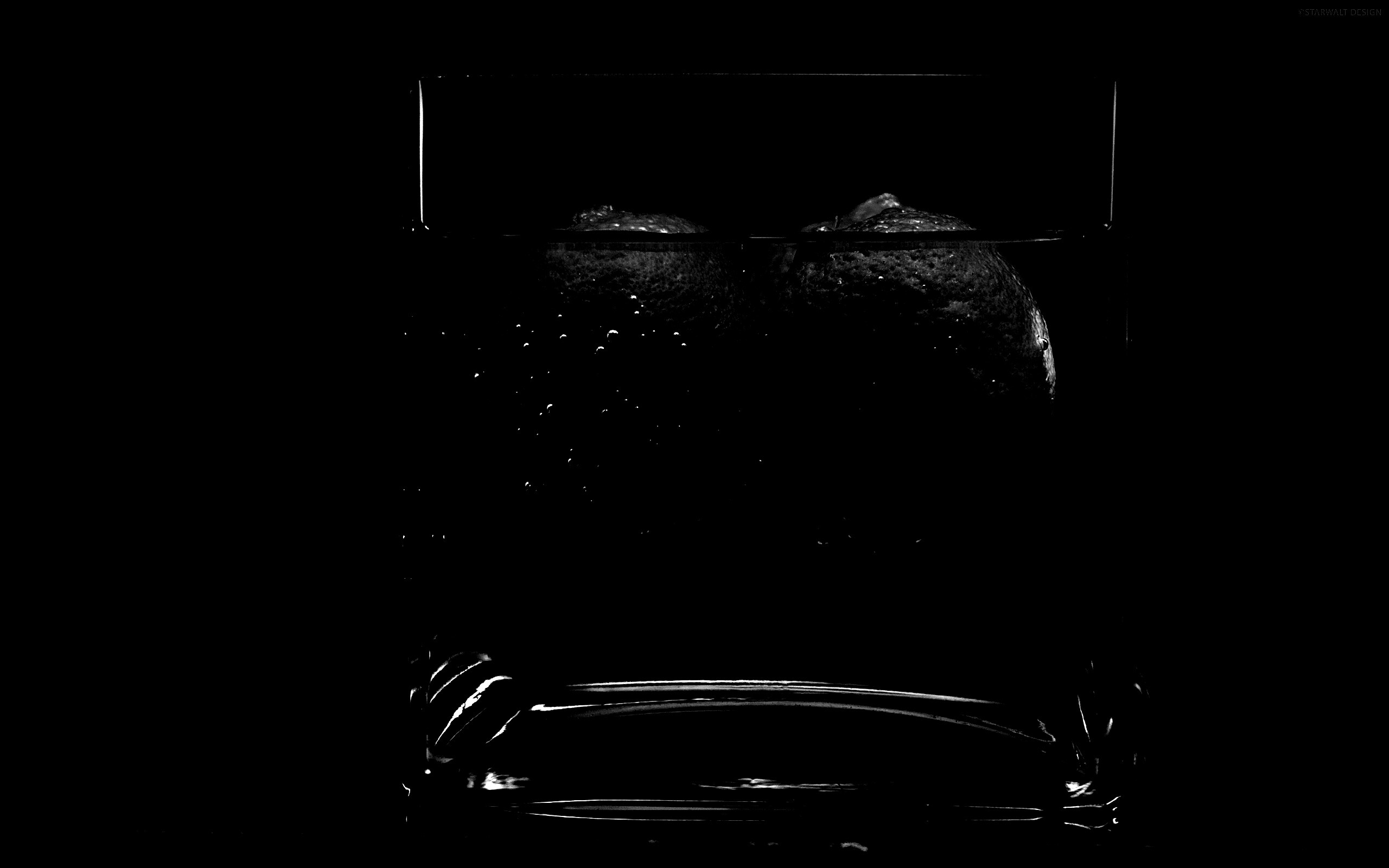 Лайм в стакане обои