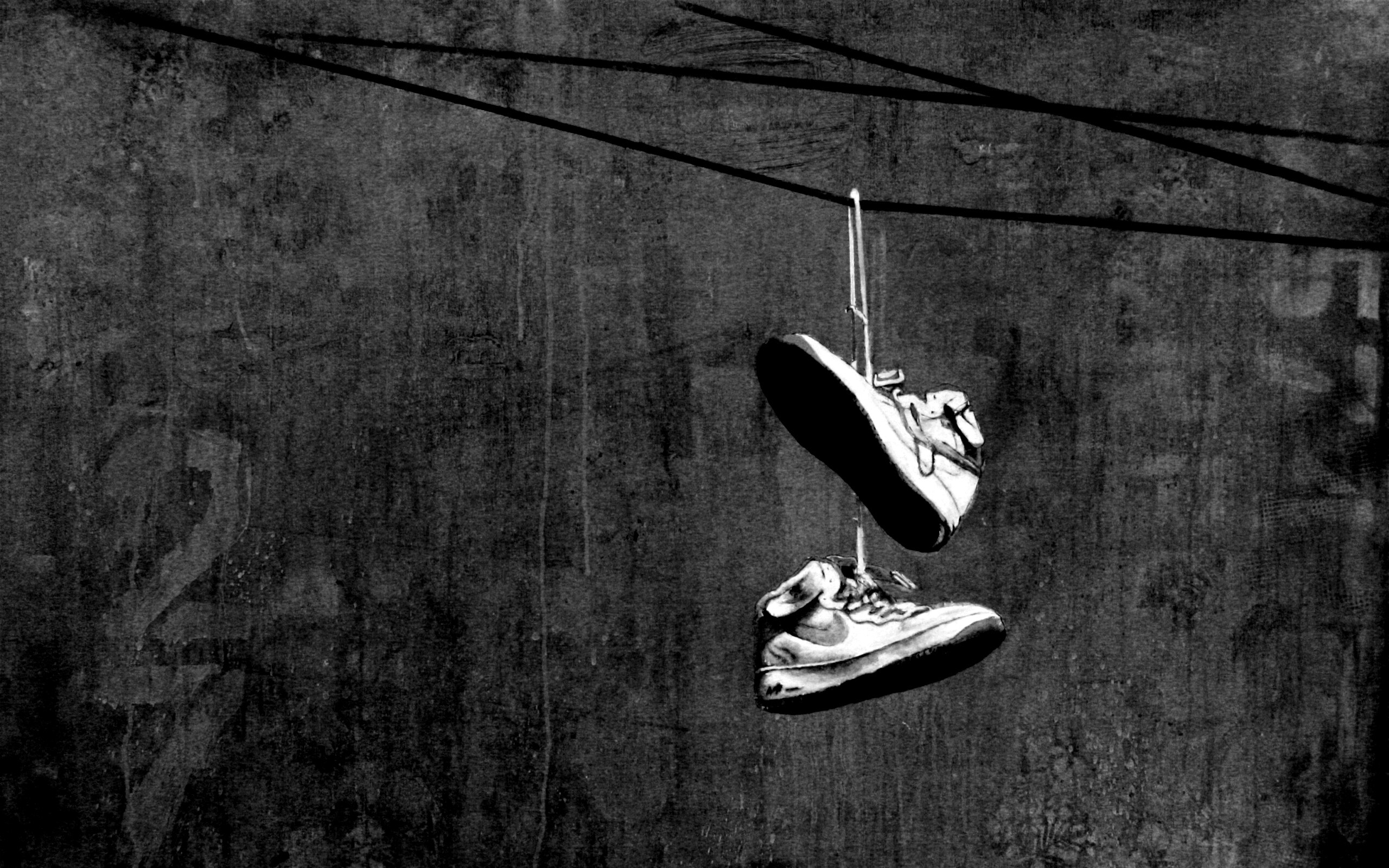 Кросовки на проводе обои