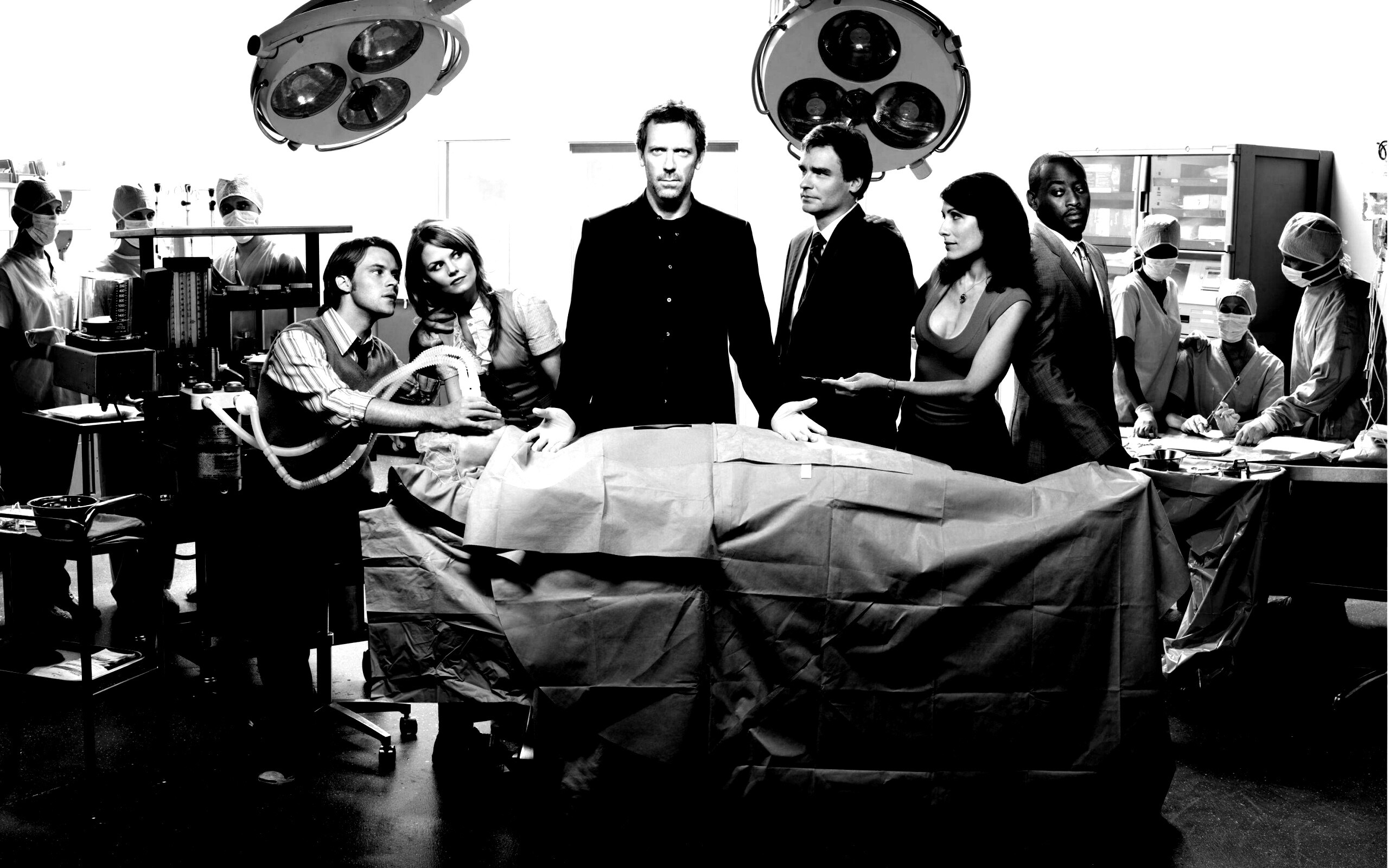 Герои сериала "Доктор Хаус" обои