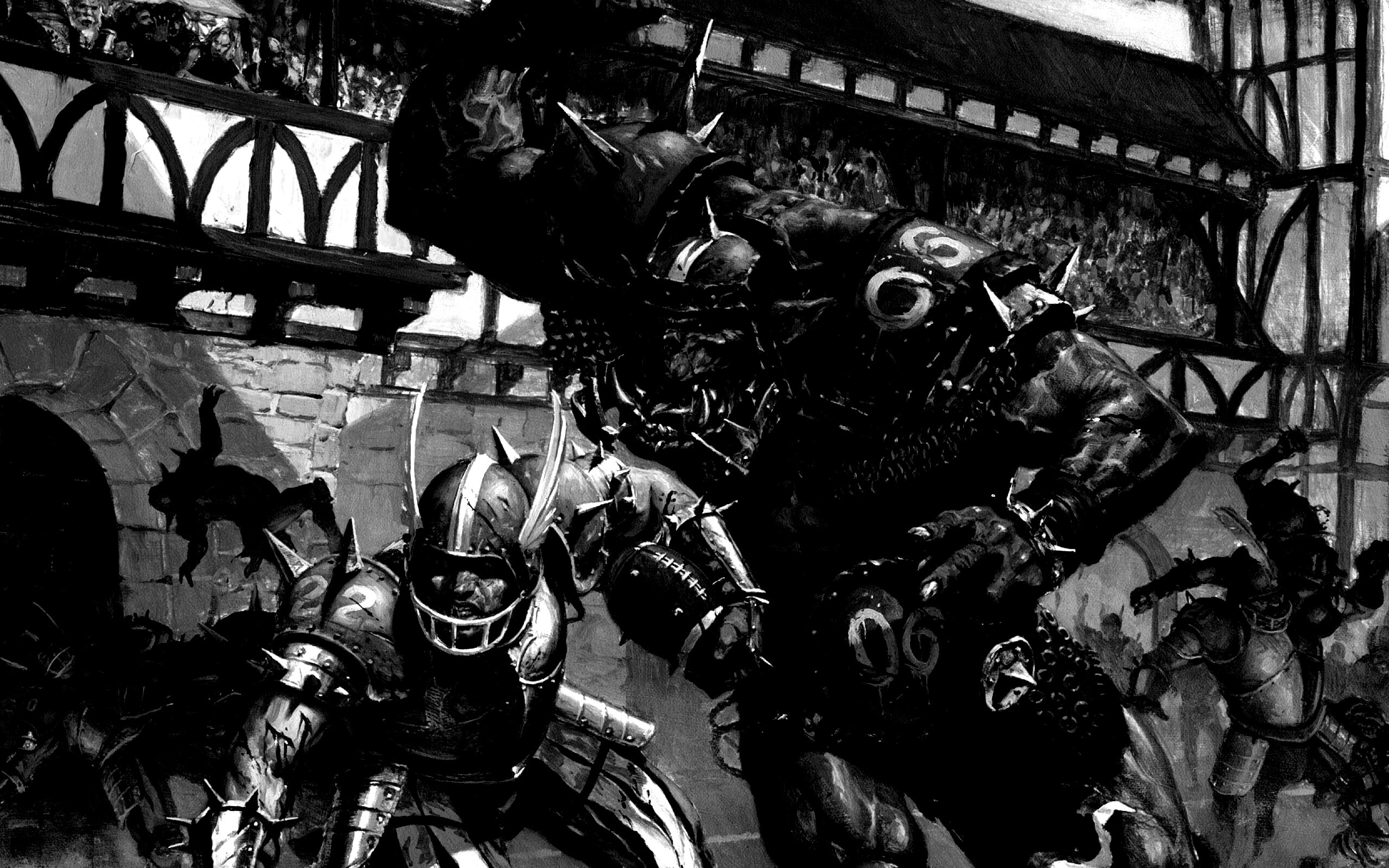 Игра людей и орков обои