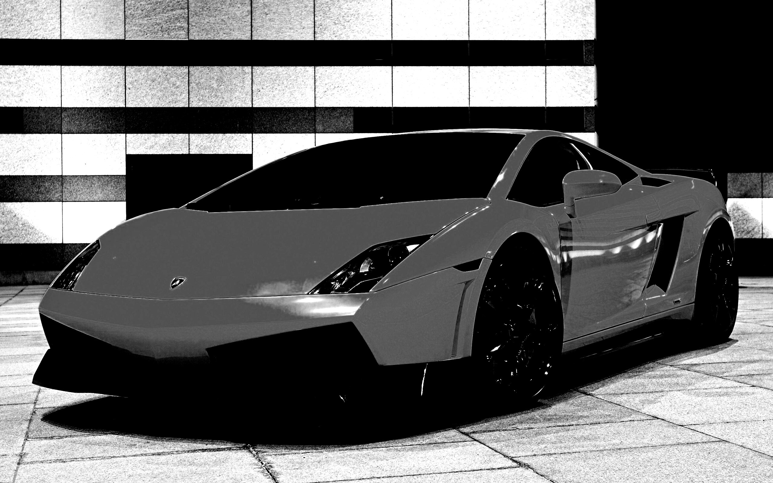 Желтый Ламборджини обои