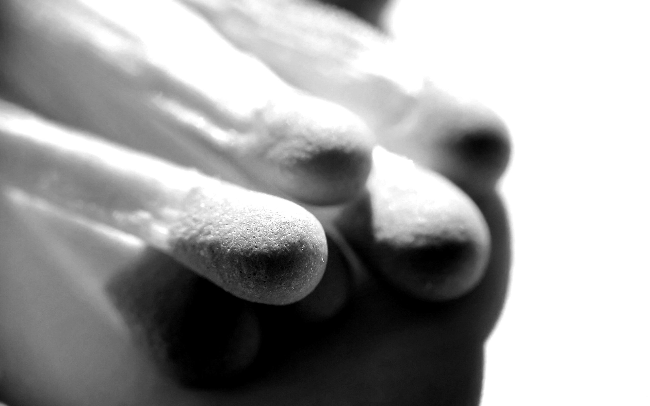 Спички в макро съемке обои