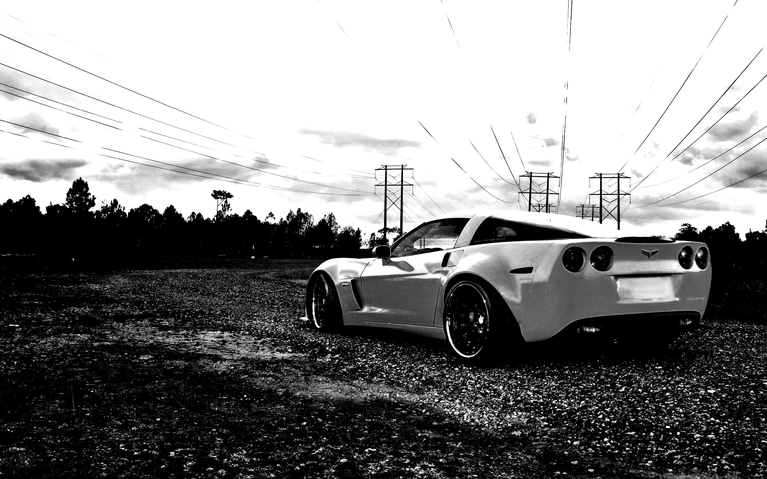 Chevrolet corvette обои