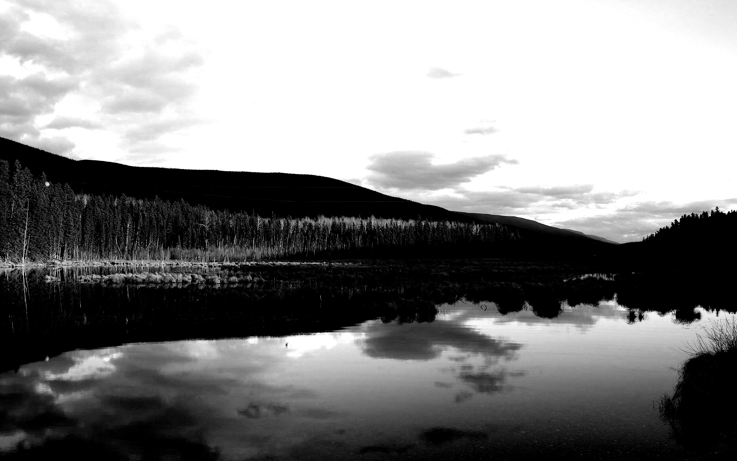 Осеннее озеро обои