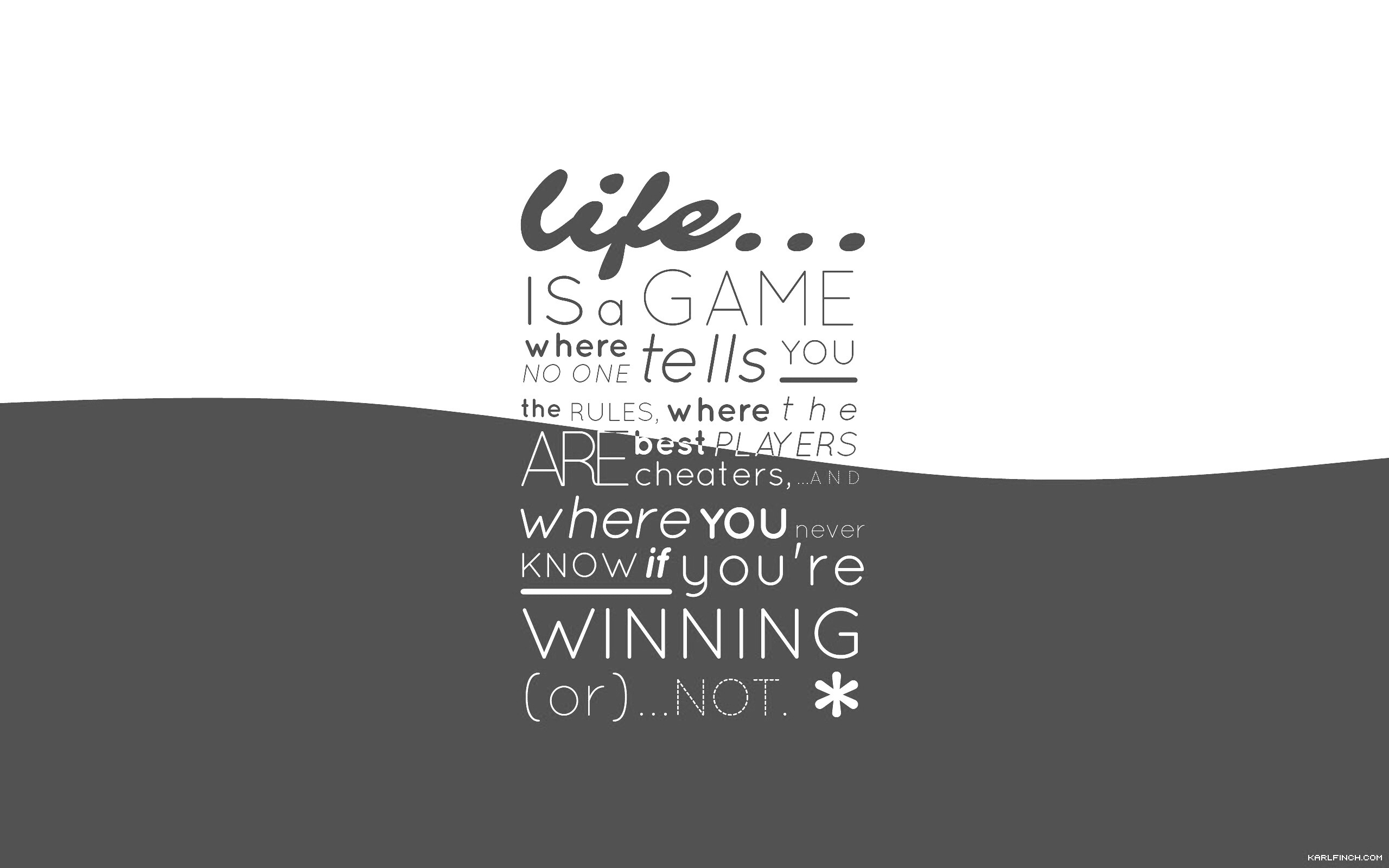 Жизнь - игра обои