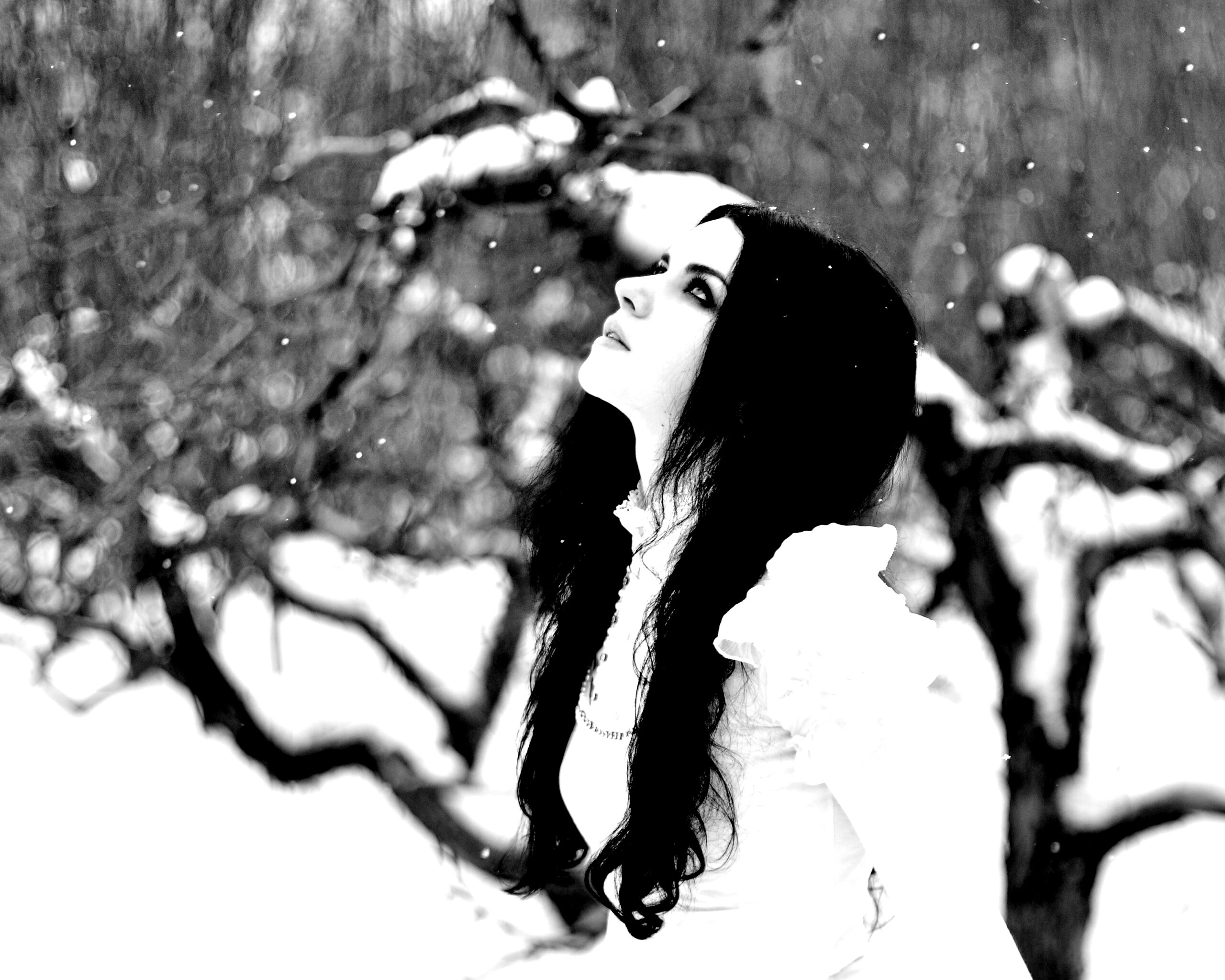 Белоснежная леди обои