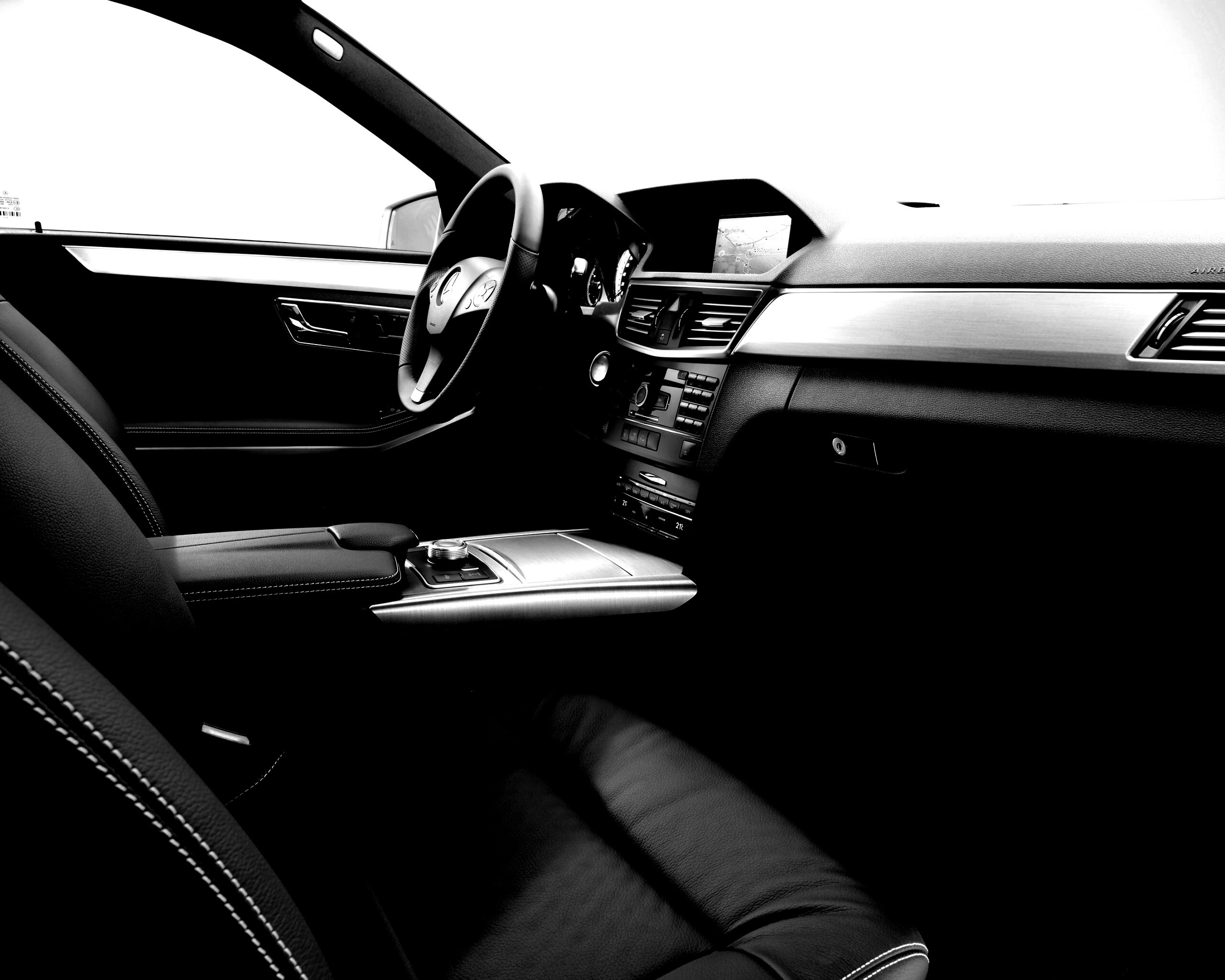 Салон мерседеса обои