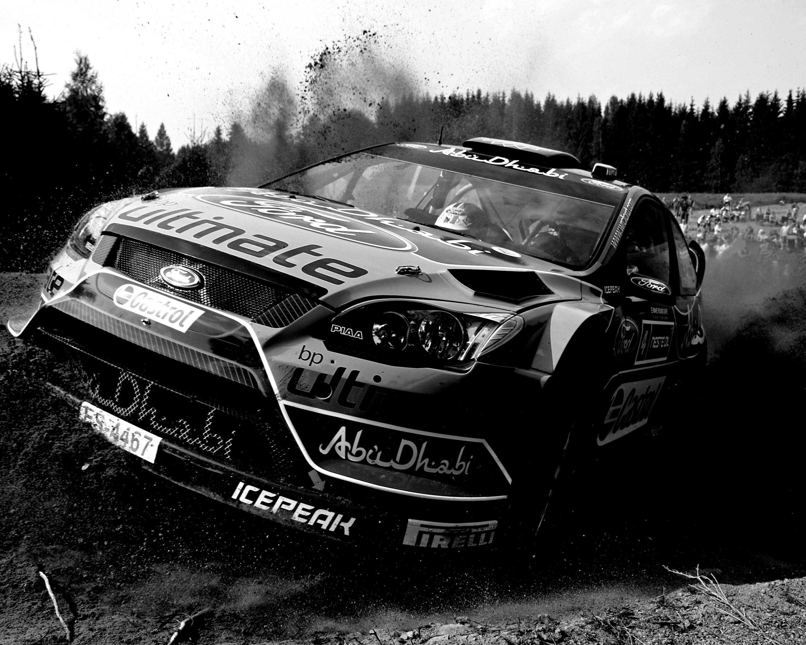 Форд учавствует в ралли обои