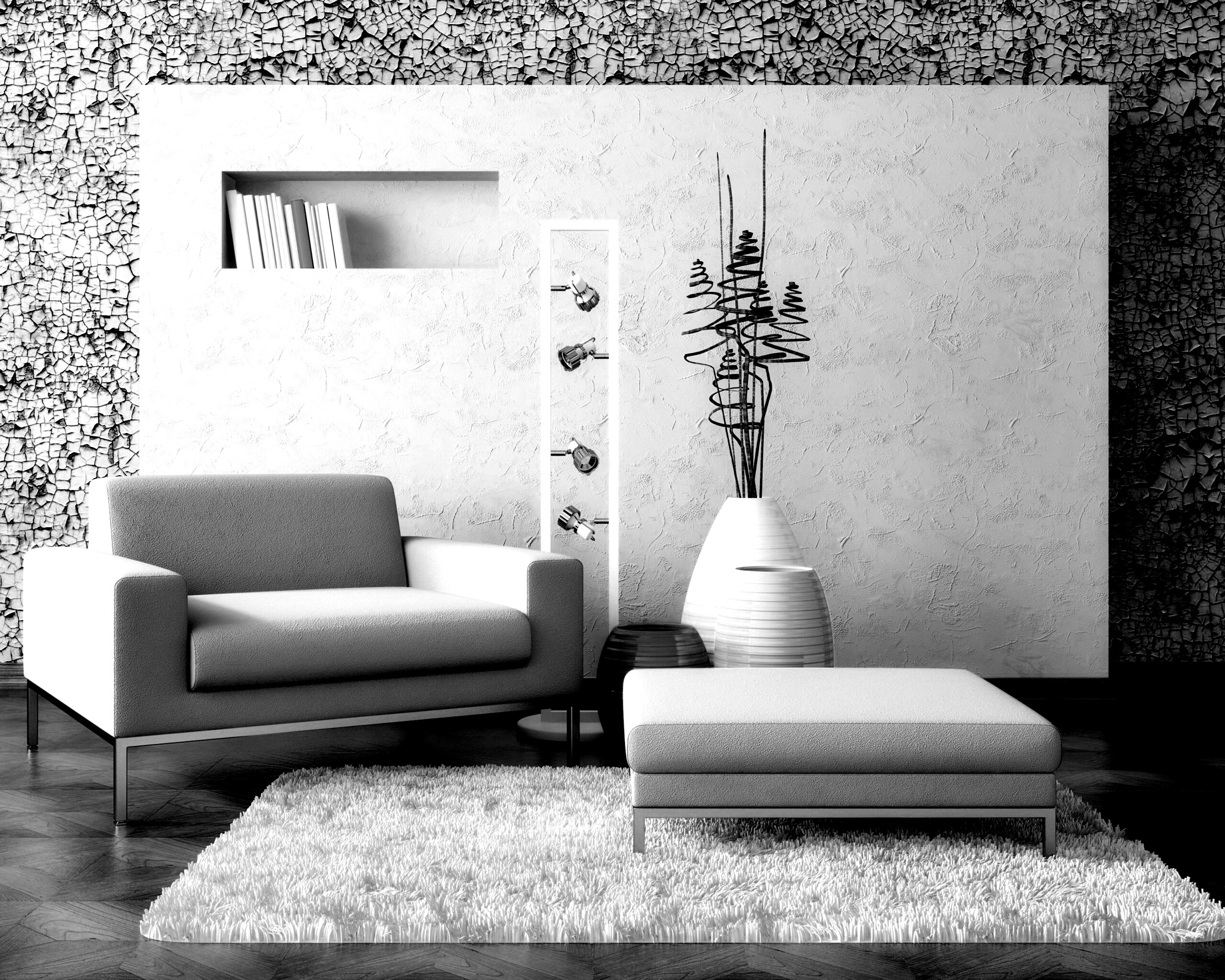 Стильный декор обои