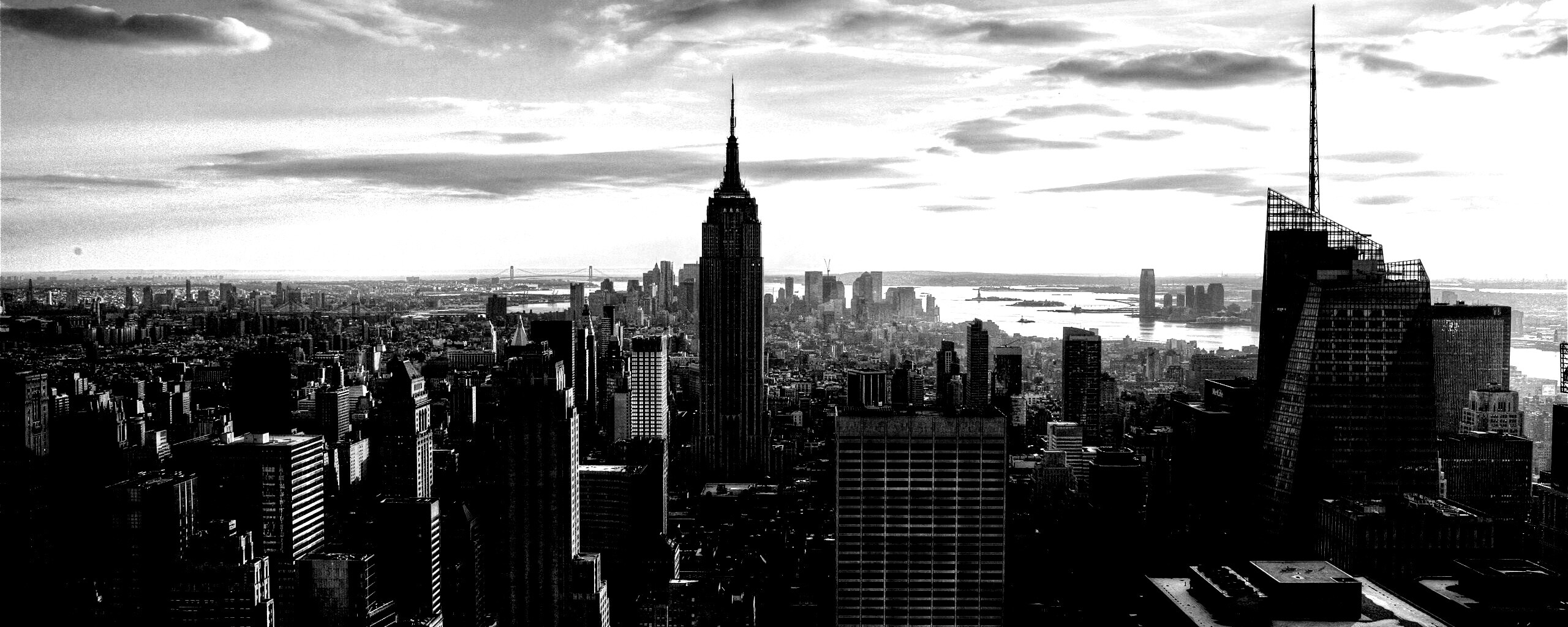 Большой город обои