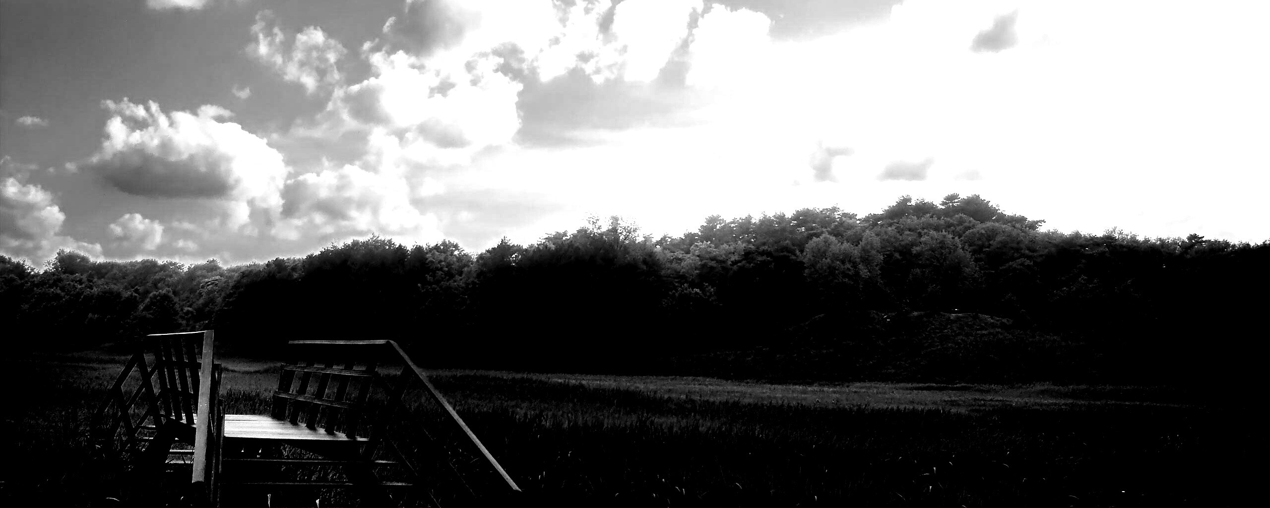 Мостик обои