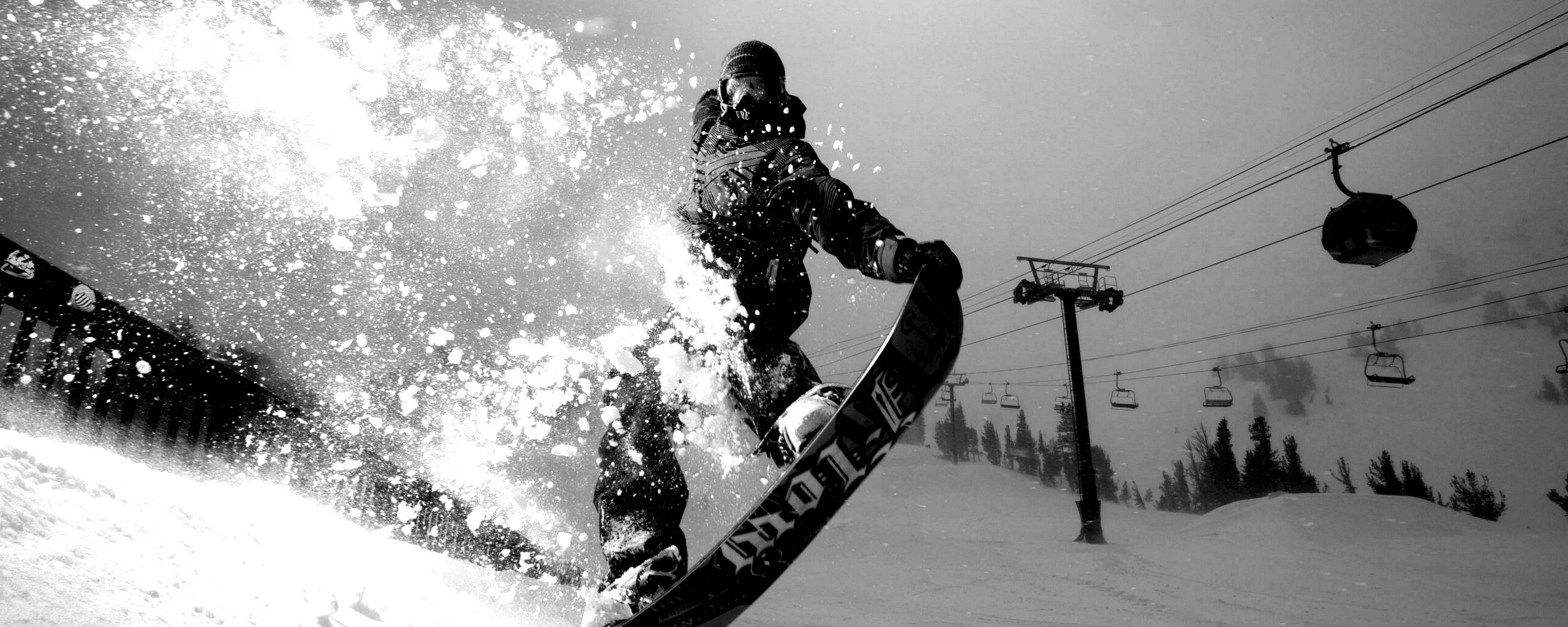 Сноубордист обои