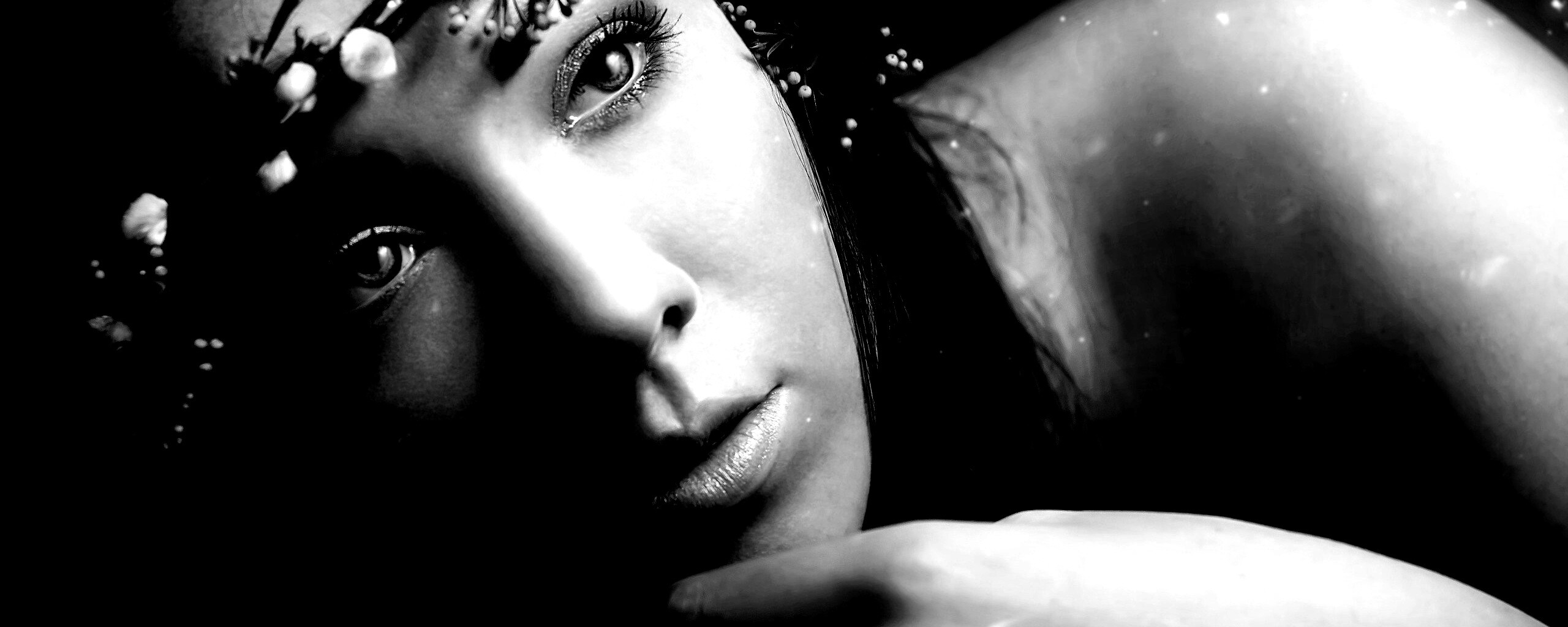 Девушка в венке обои