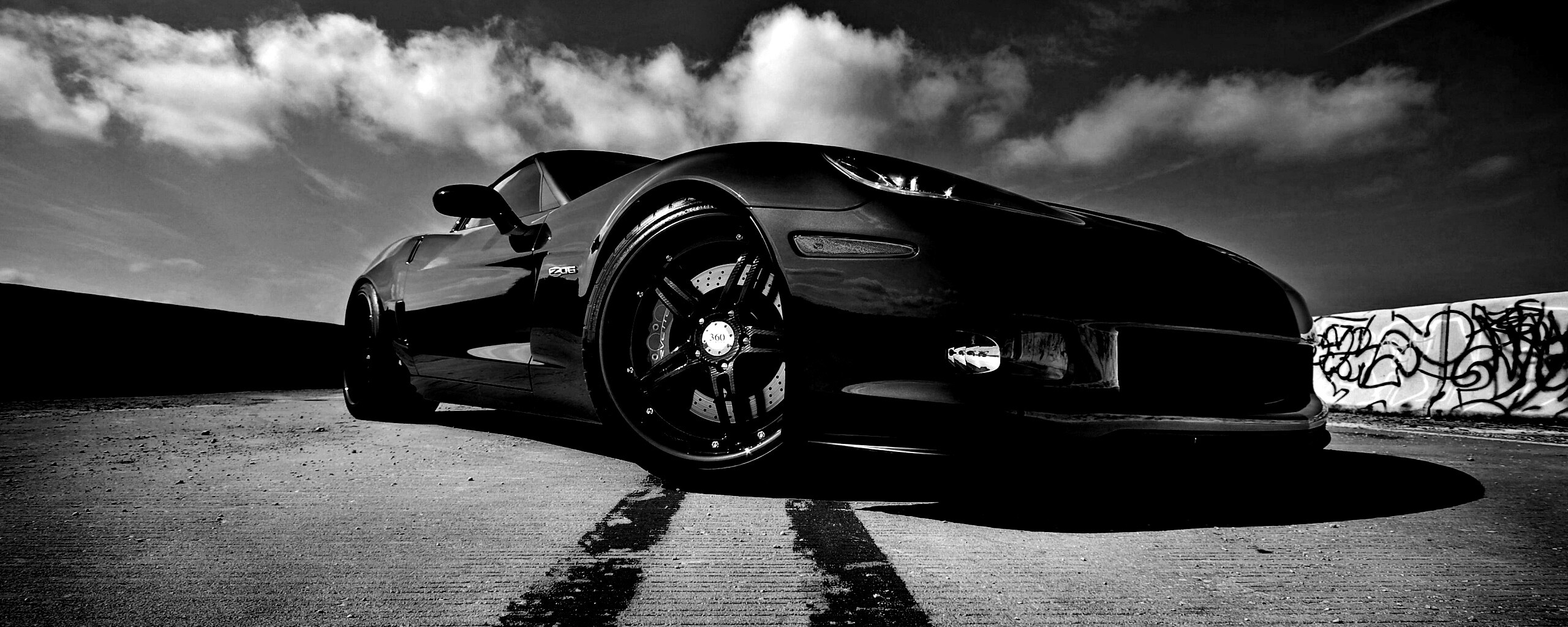 Синий спорткар обои