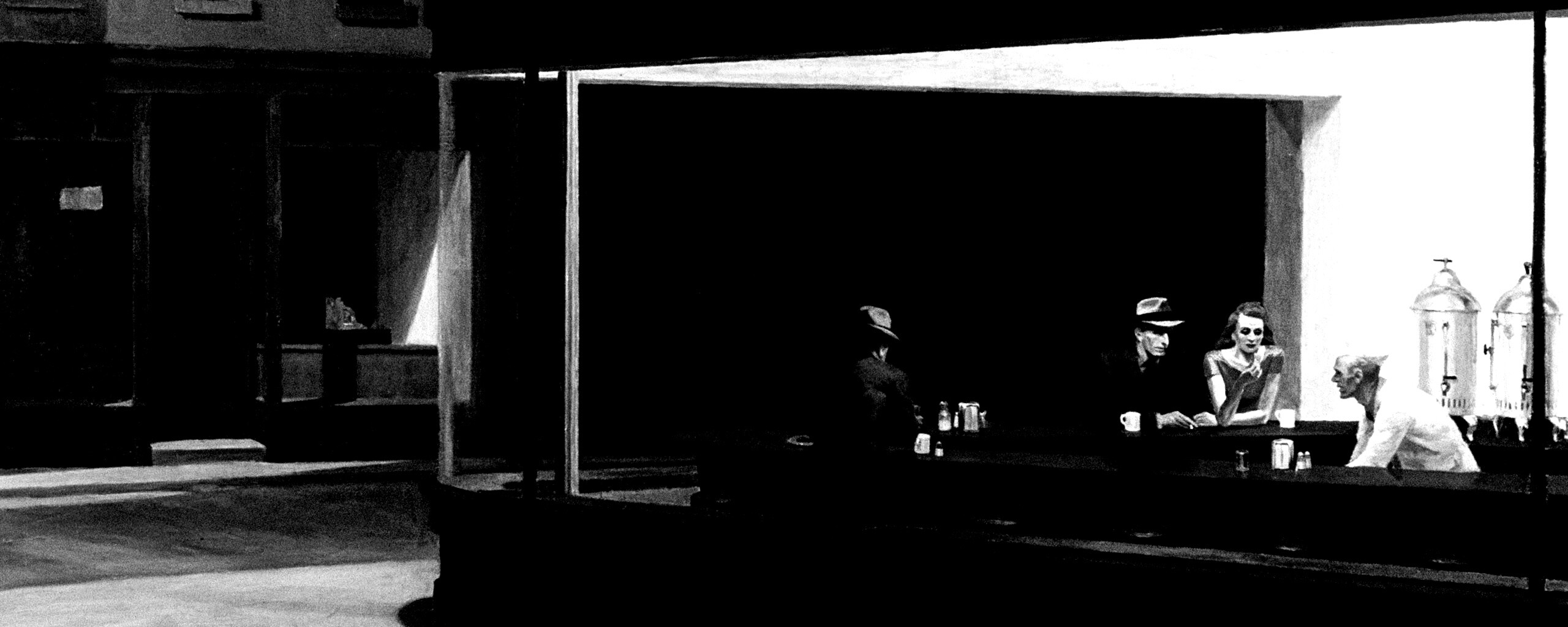 Ночное кафе обои