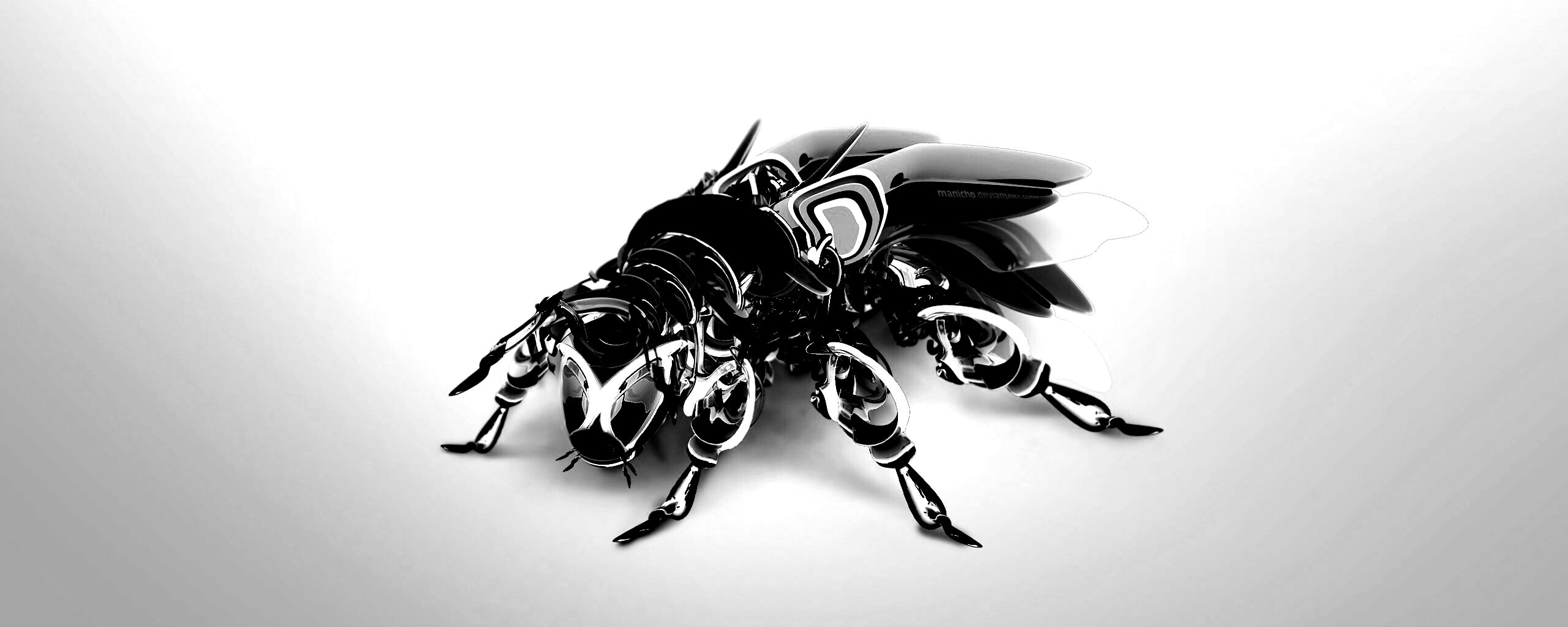 Кибер муха обои