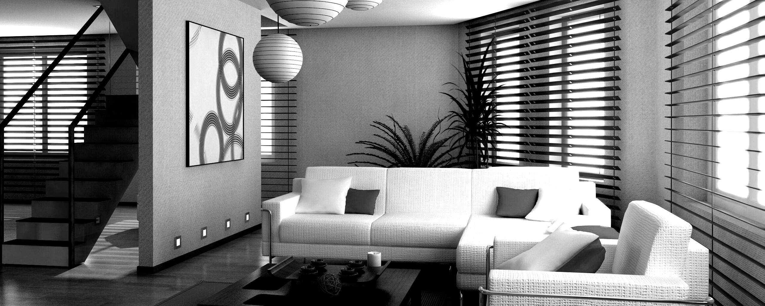 Китайская гостинная обои