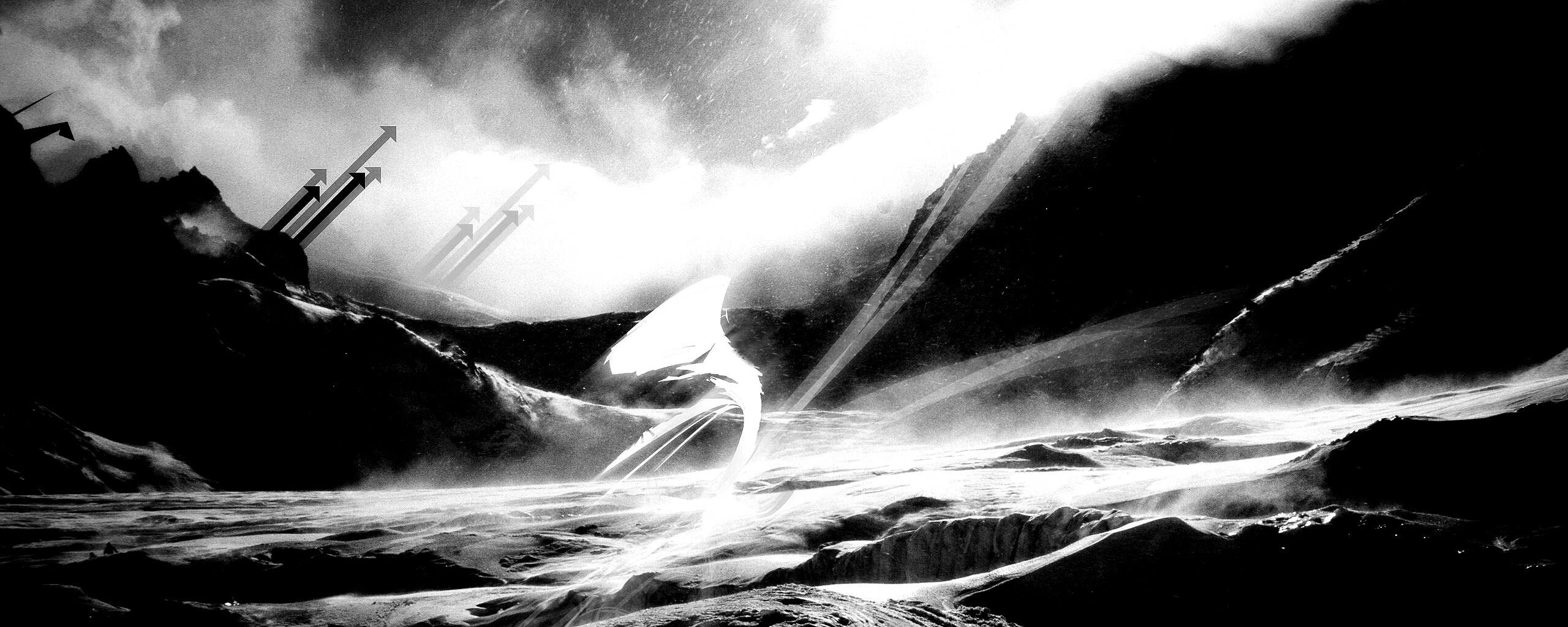 Туманные горы обои