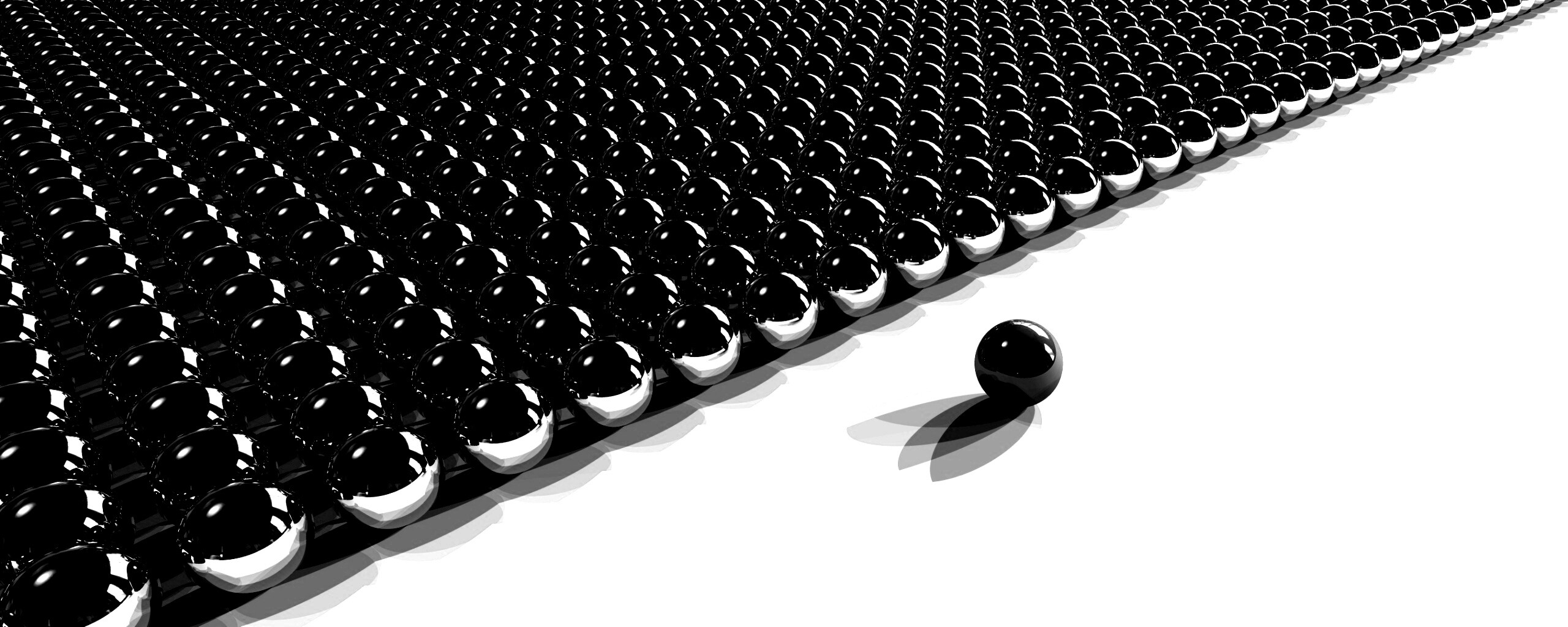 Металлические шарики обои