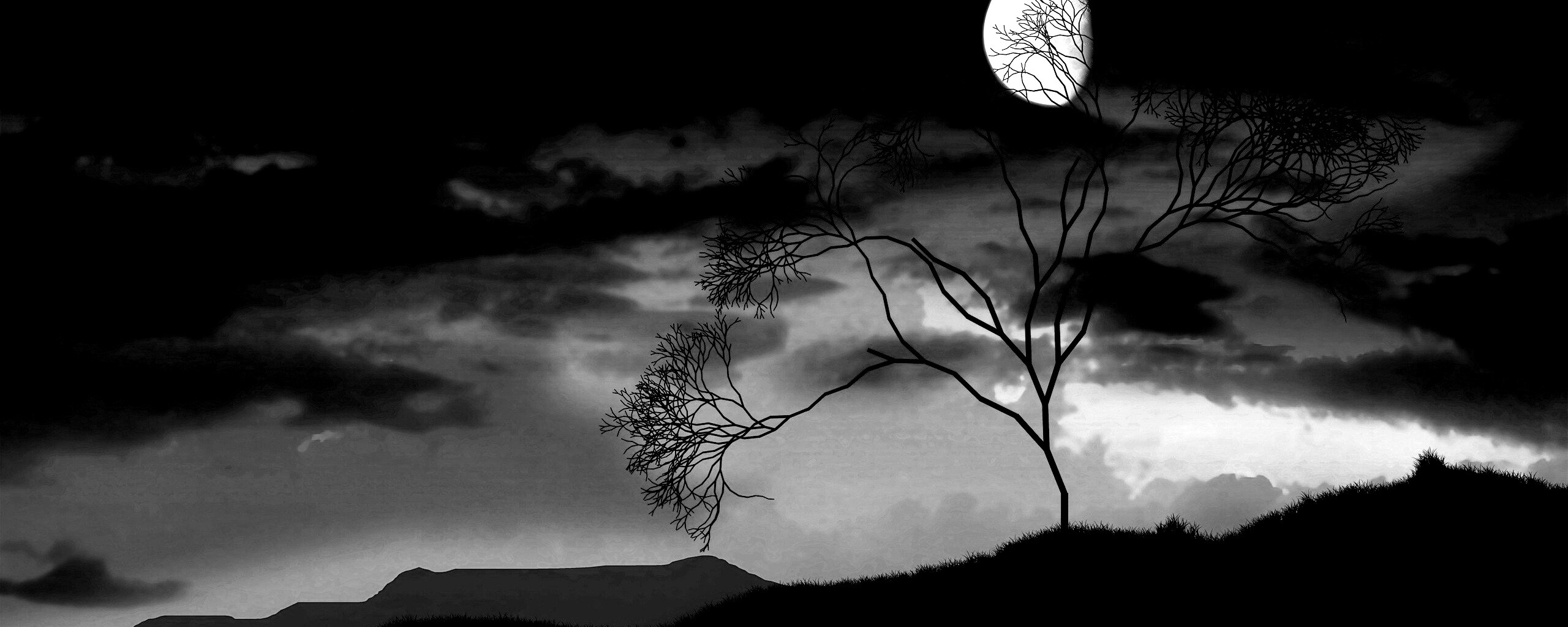 Фиолетовые небеса обои