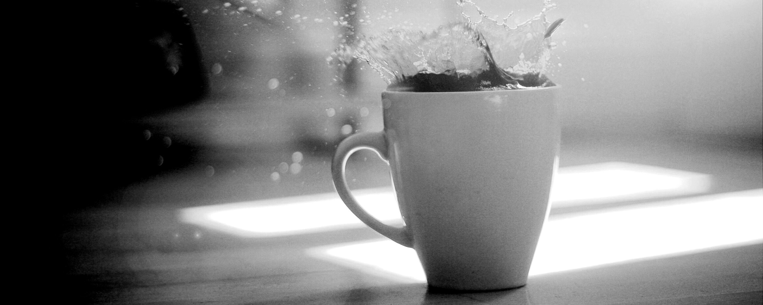 Кофейный всплеск обои
