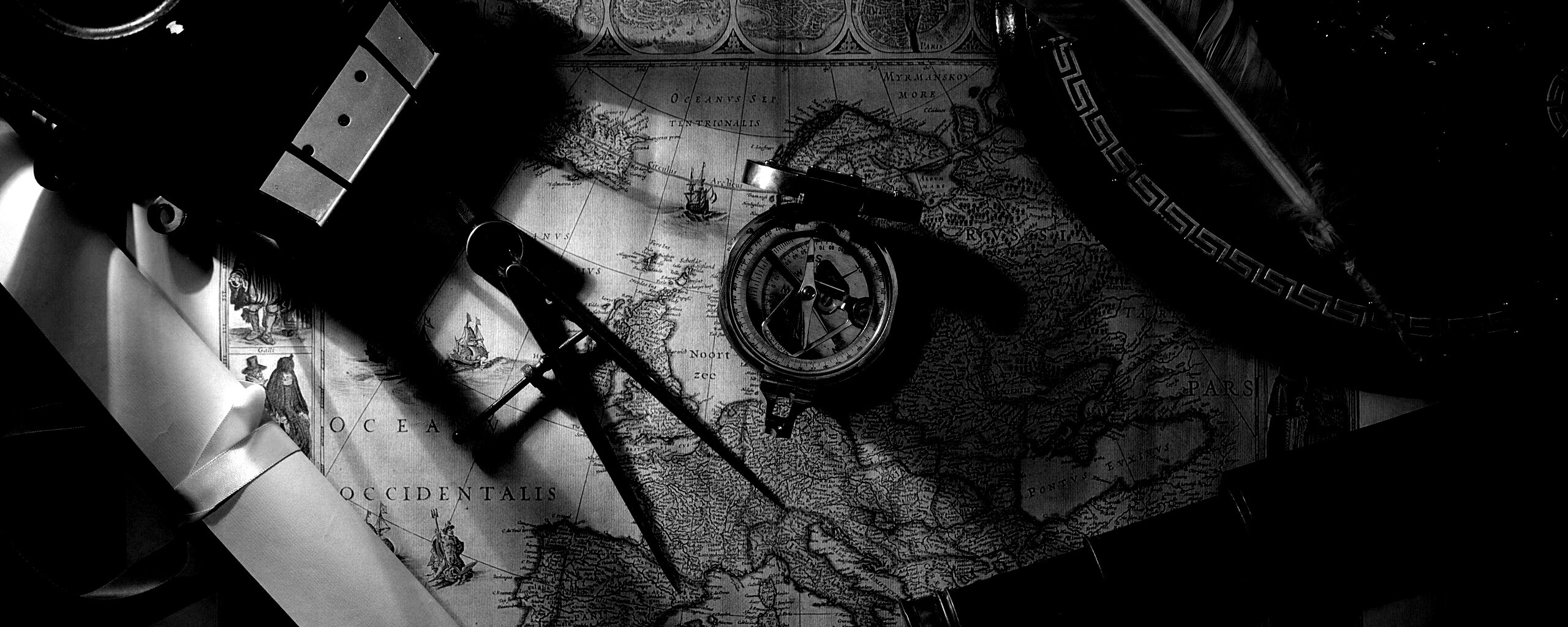 Карта путешественника обои