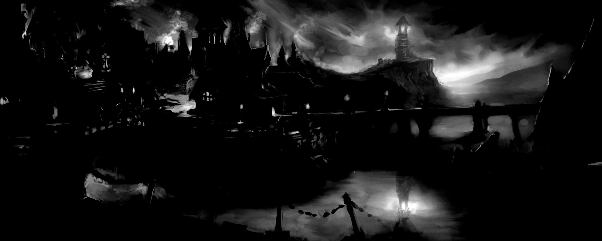 Волшебная деревня обои