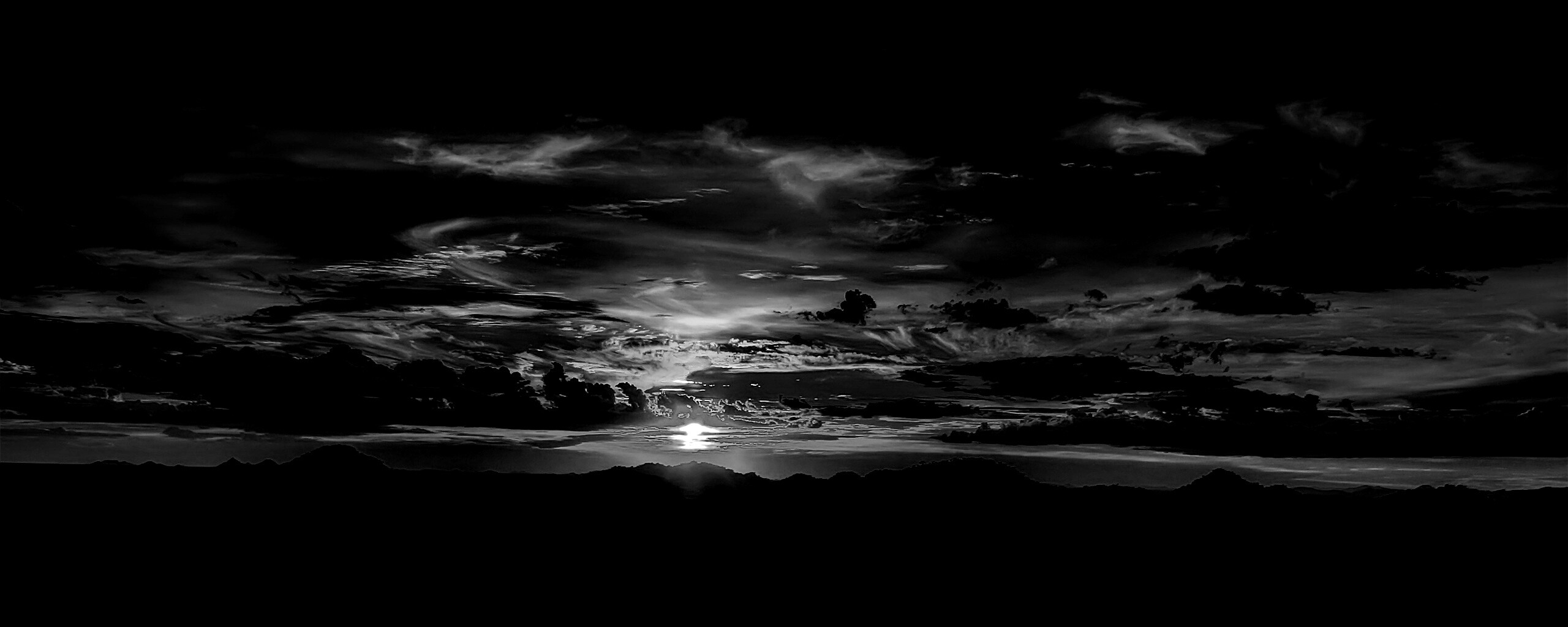 Закат в Африке обои