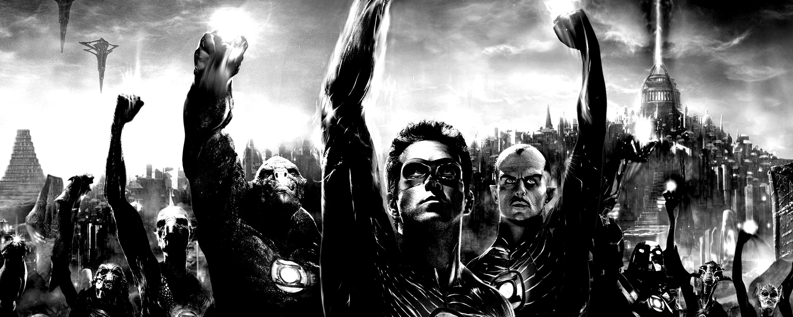 Зеленый фонарь обои