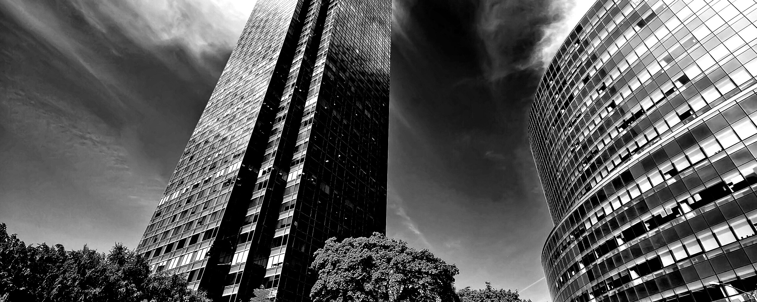 Осязательный Нью-Йорк с большими домами обои