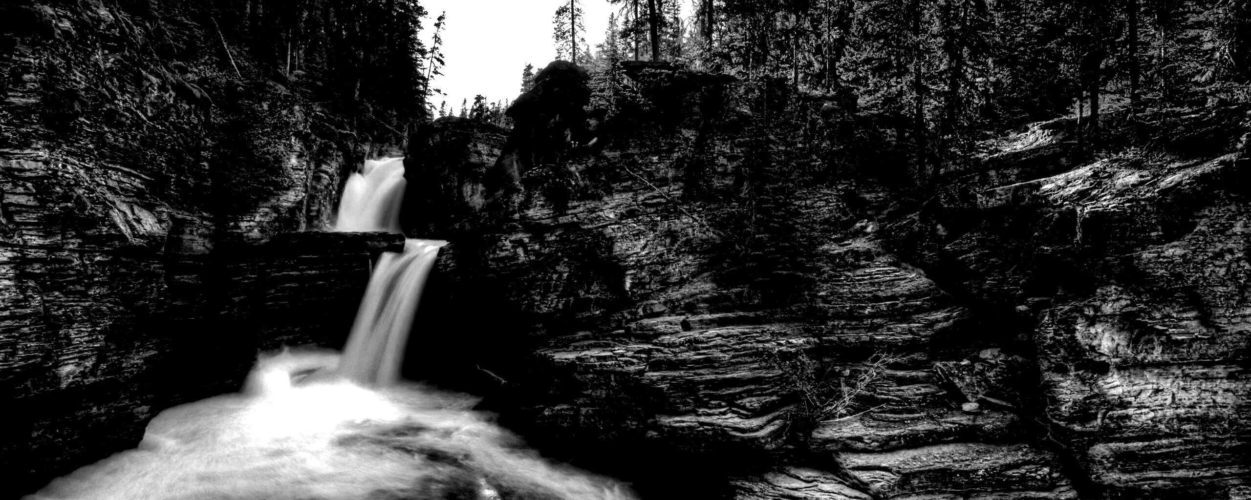 Горные водопады обои