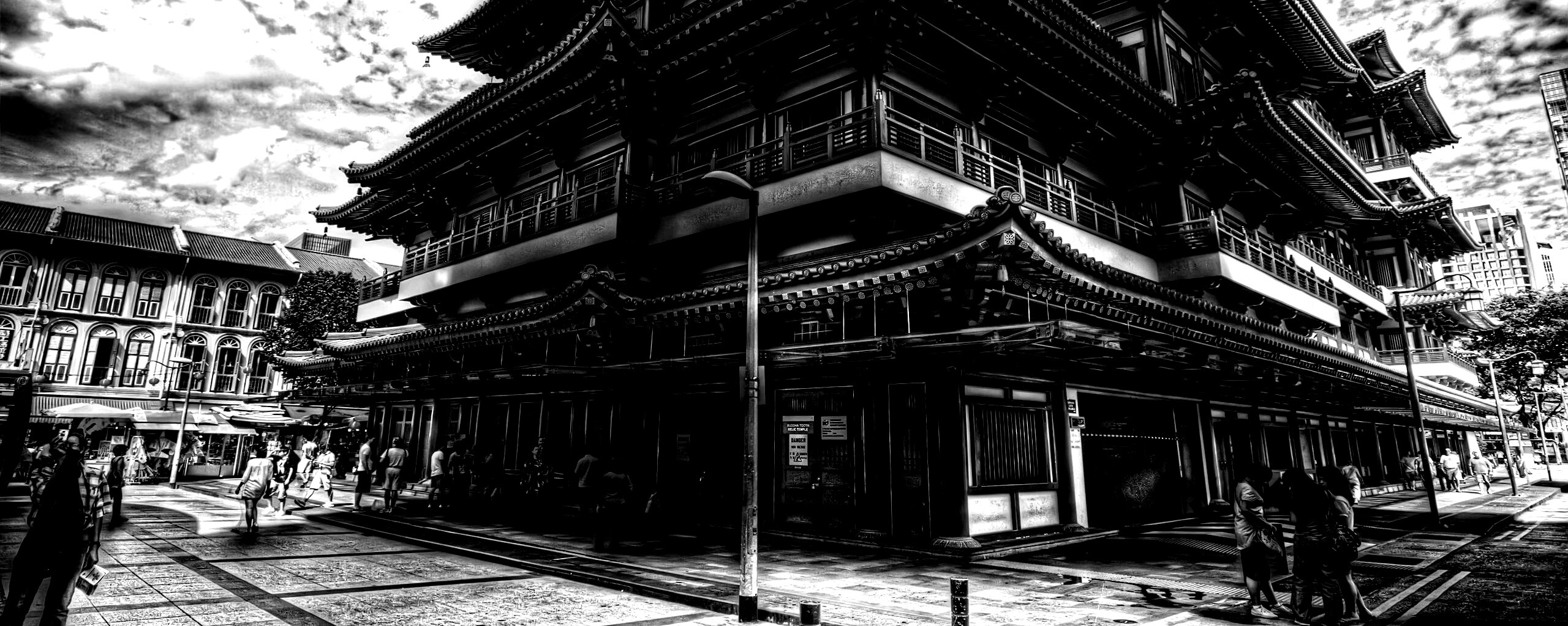 Храм в Сингапуре обои