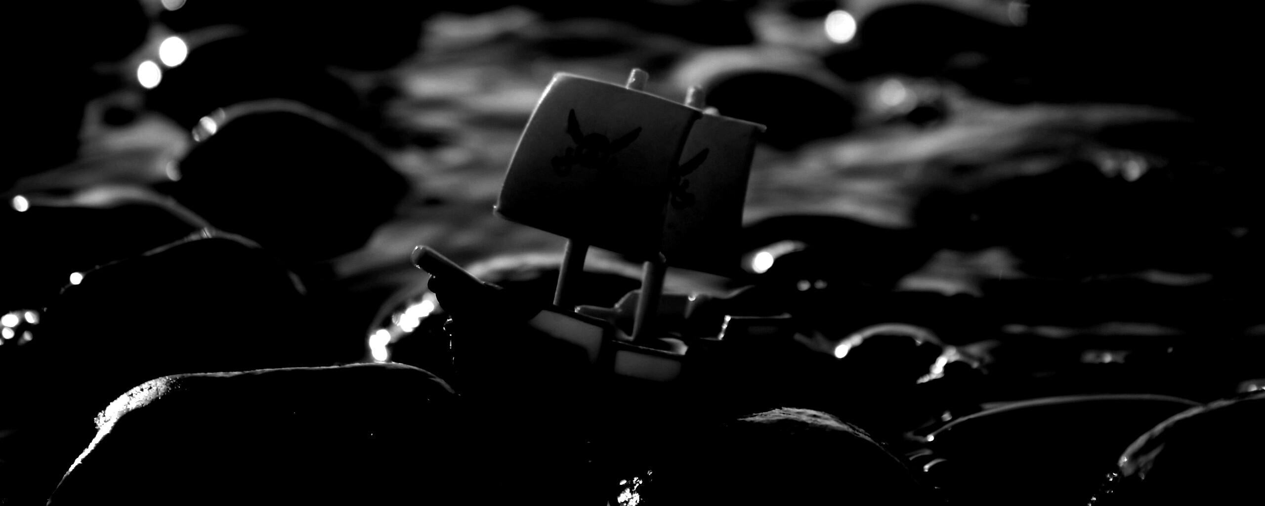 Пиратский корабль на мели обои