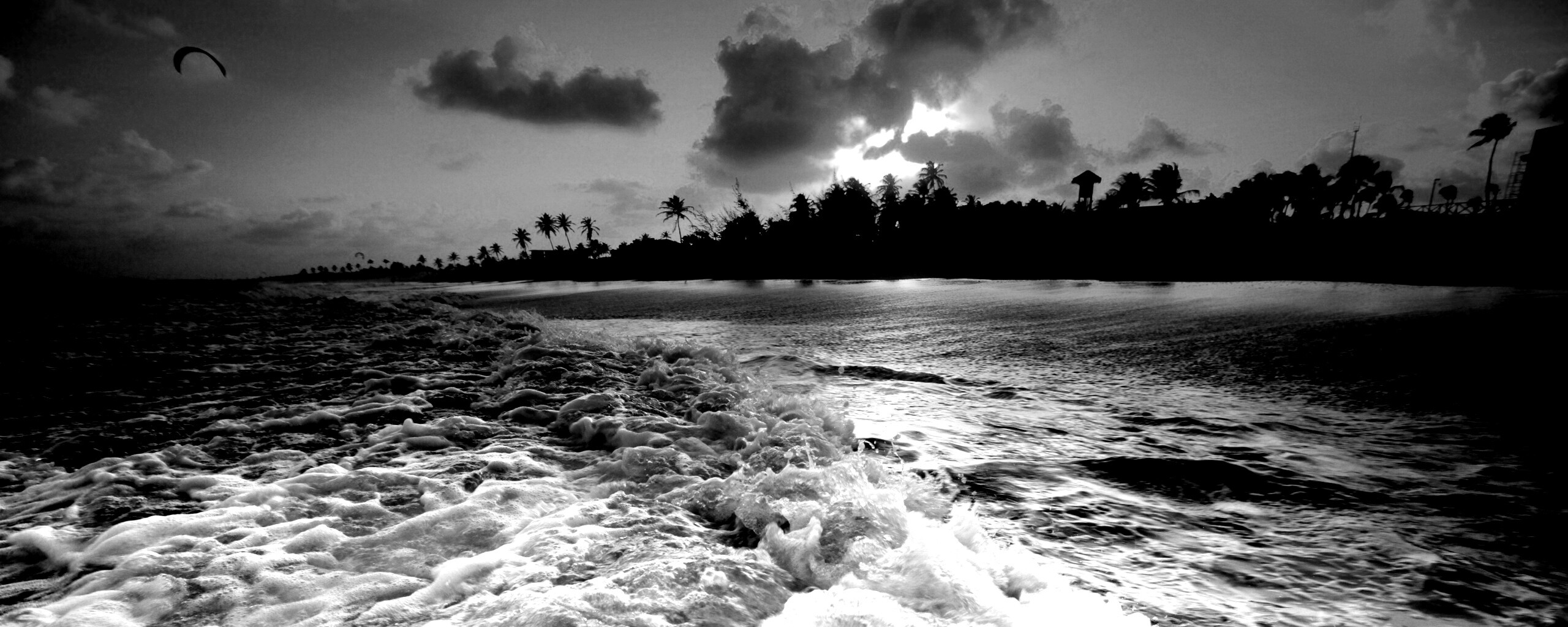 Огненный пляж обои