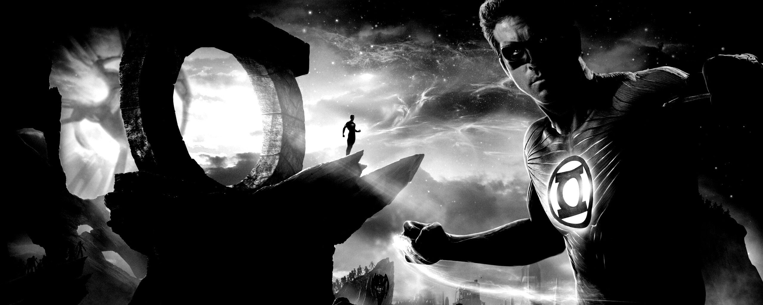 Зелёный фонарь обои